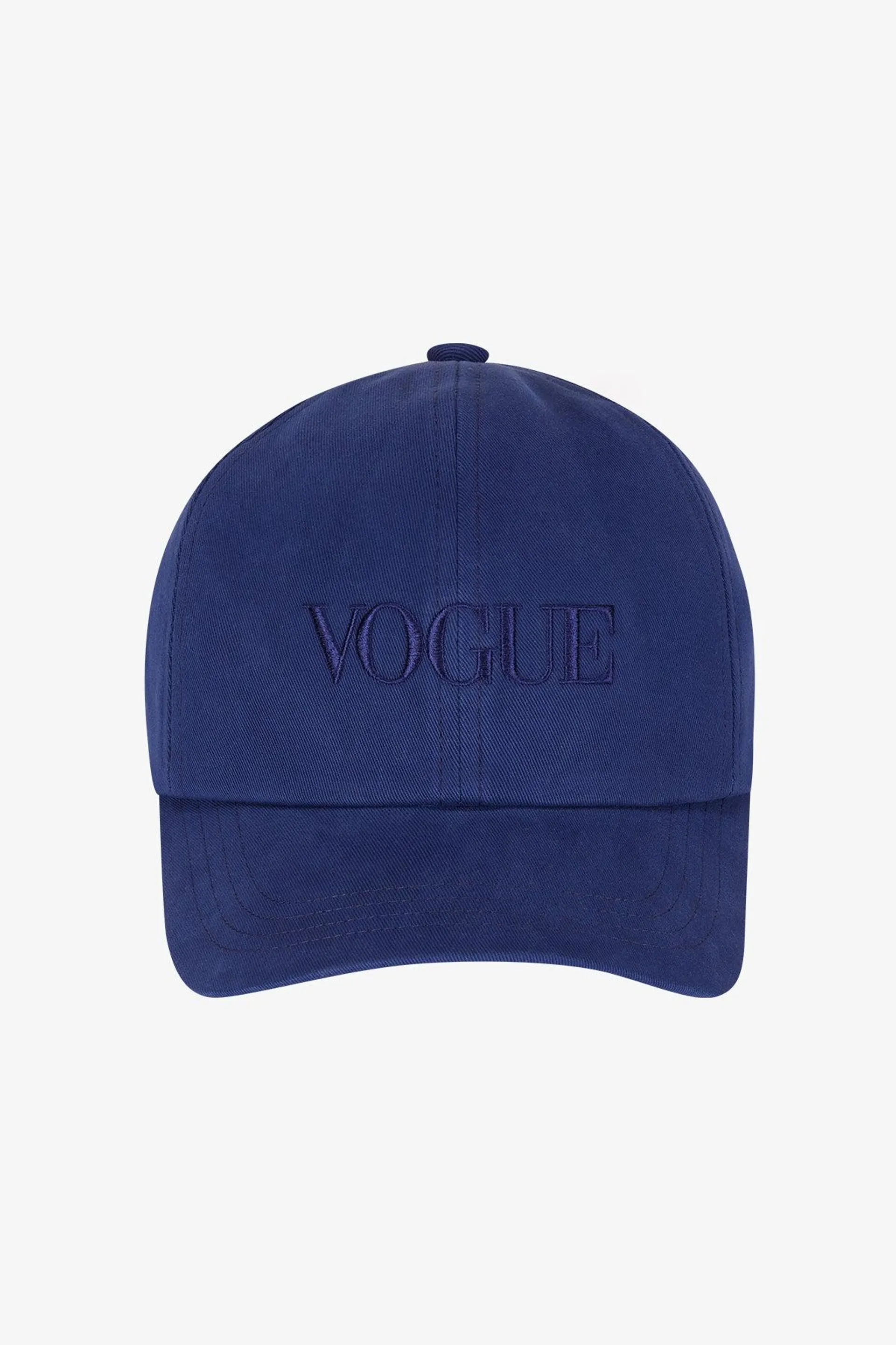 Gorra Vogue azul Oscuro con logo bordado