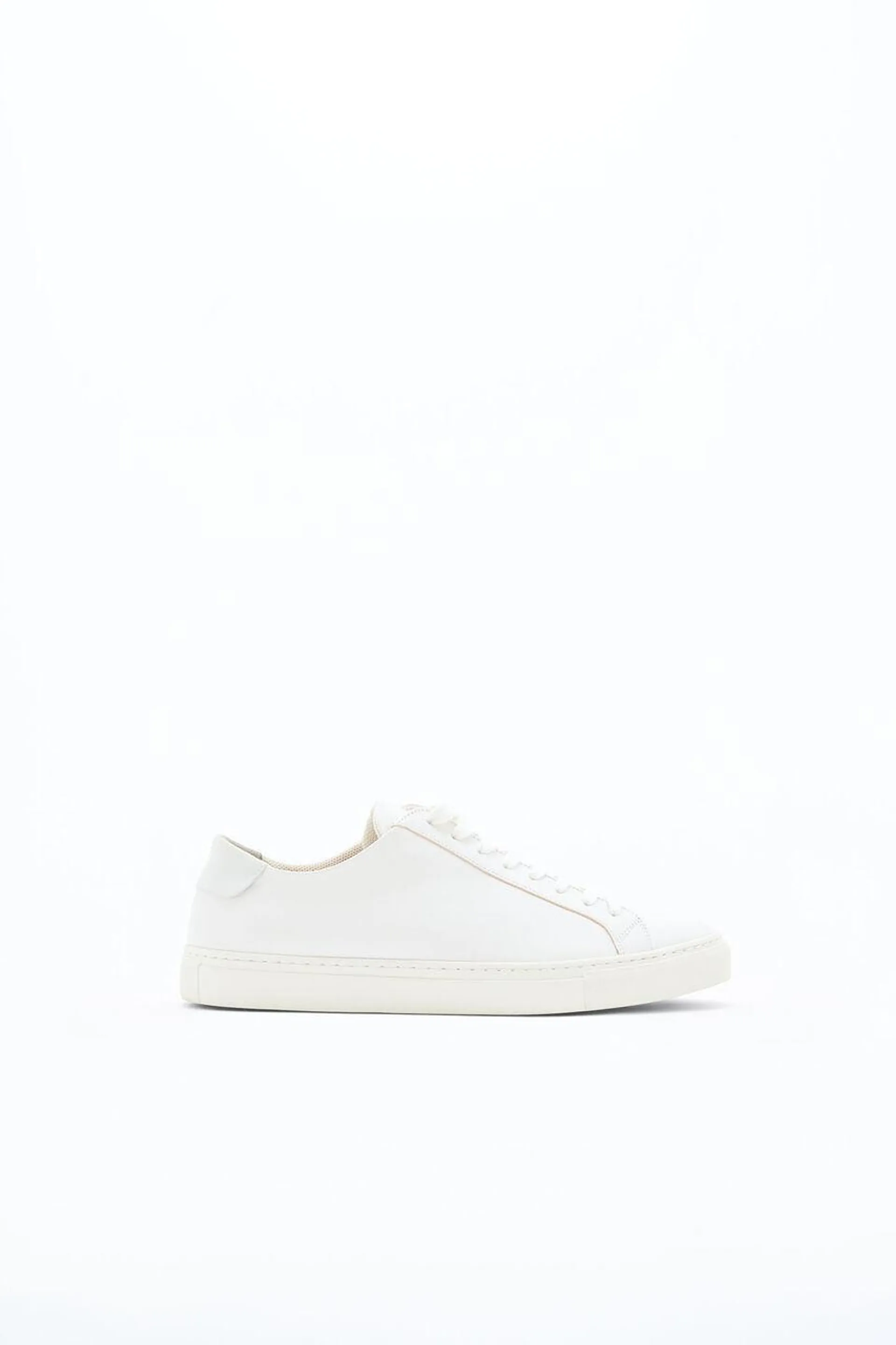 This piece is part of our Core Collection of permanent wardrobe staples. Handcrafted sneakers in biodegradable leather with a recycled rubber sole.
