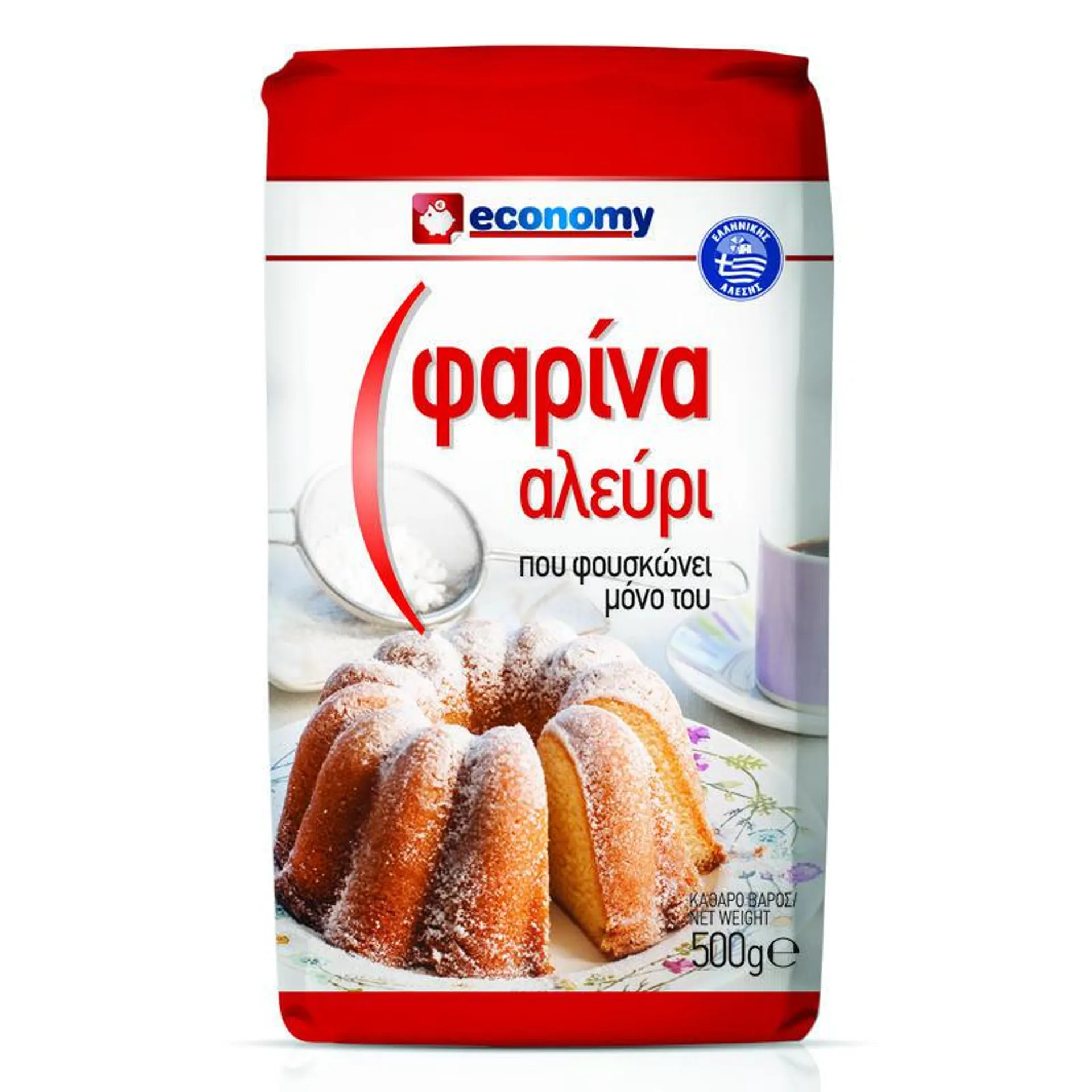 ECONOMY Αλεύρι Φαρίνα 500gr