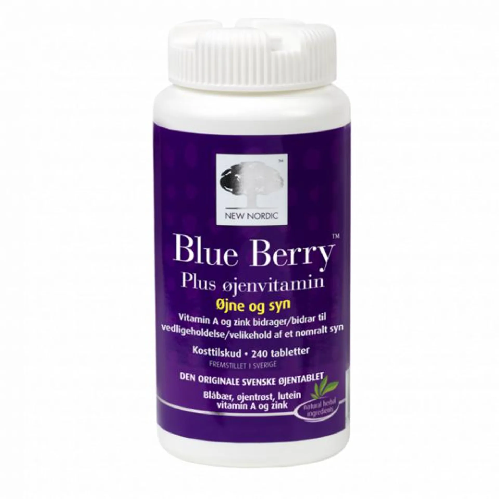 New Nordic Blue Berry Plus 240 tab