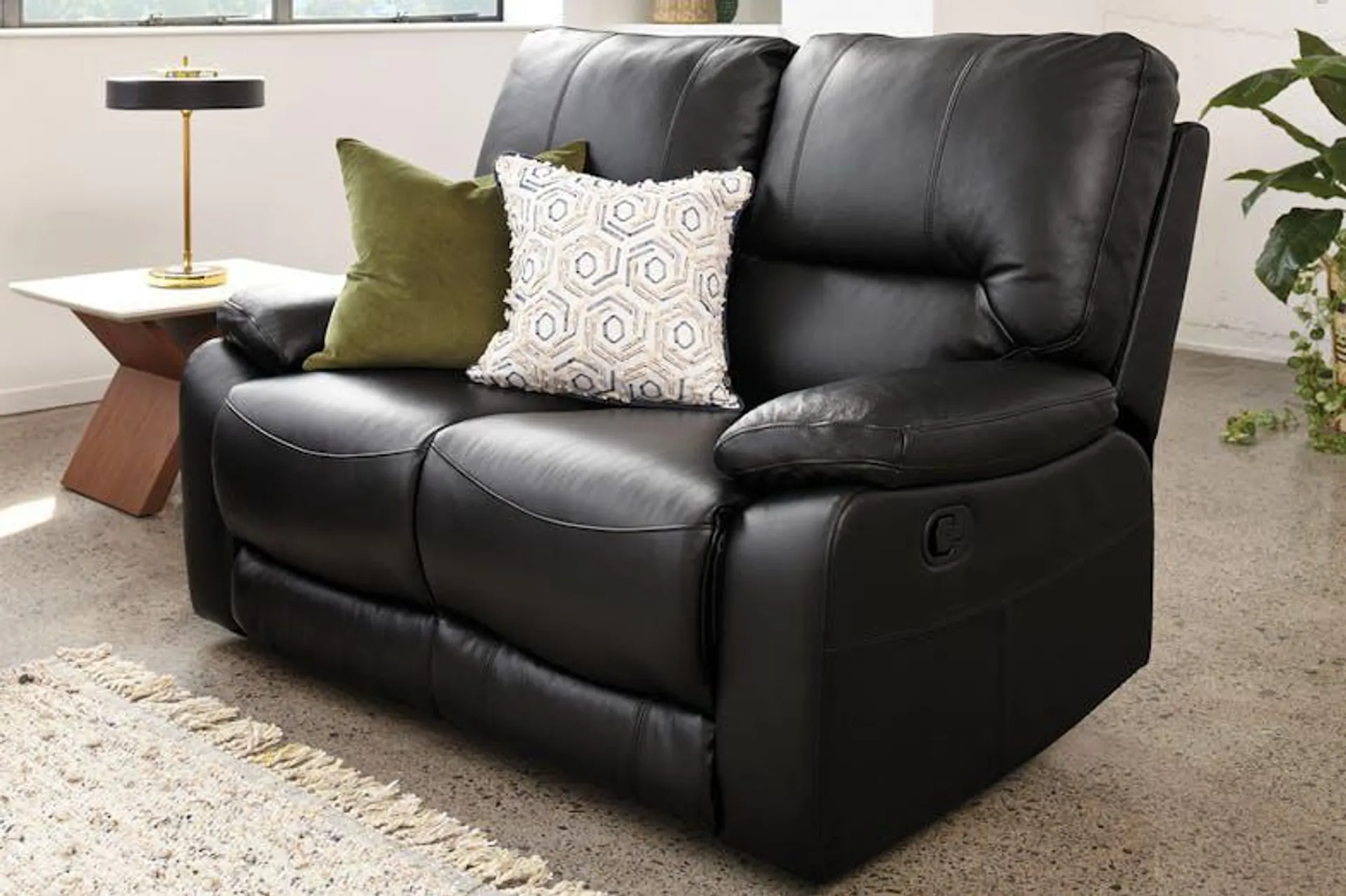 Waterford 2 Seater Leather Recliner Sofa