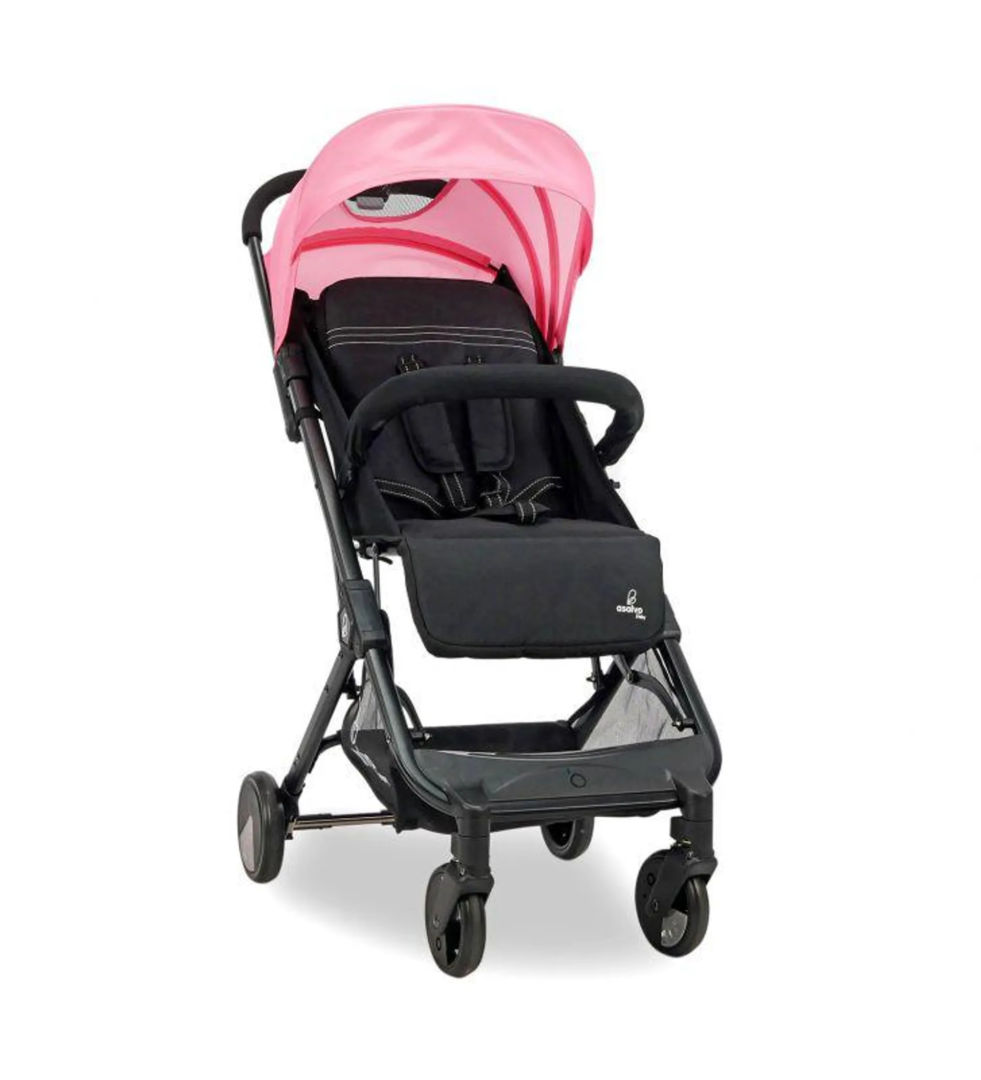 Silla de paseo Flight Negro-Rosa