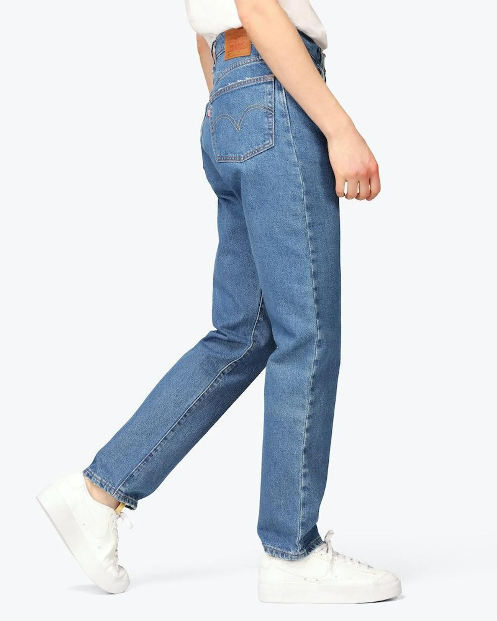 501® Crop Medium Blå Jeans