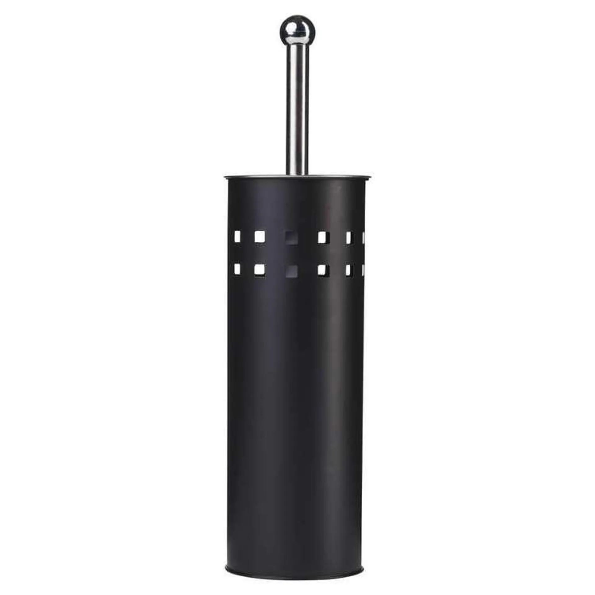 Mode Stainless Steel Toilet Brush Holder Black