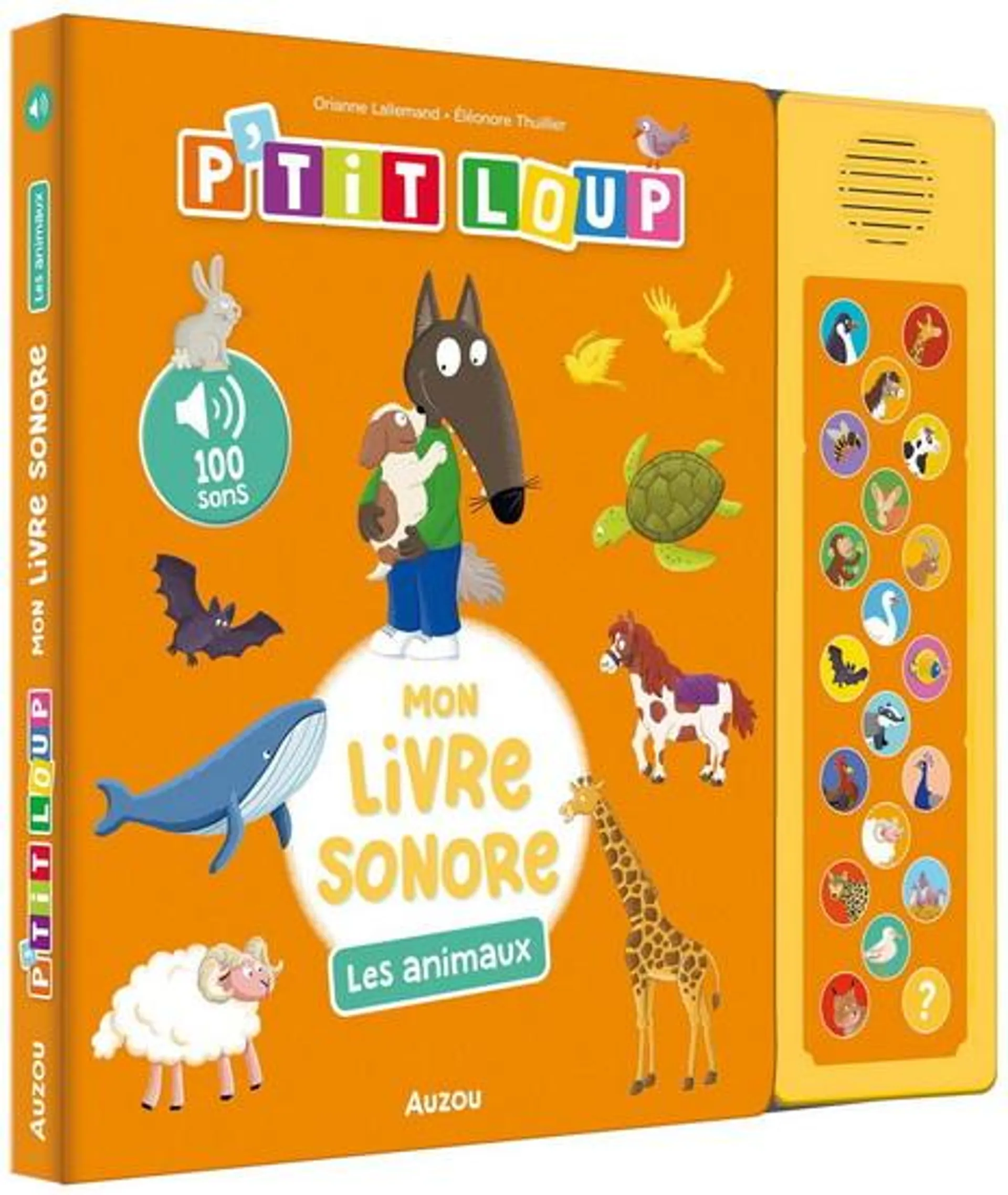 Mon livre sonore : Les animaux