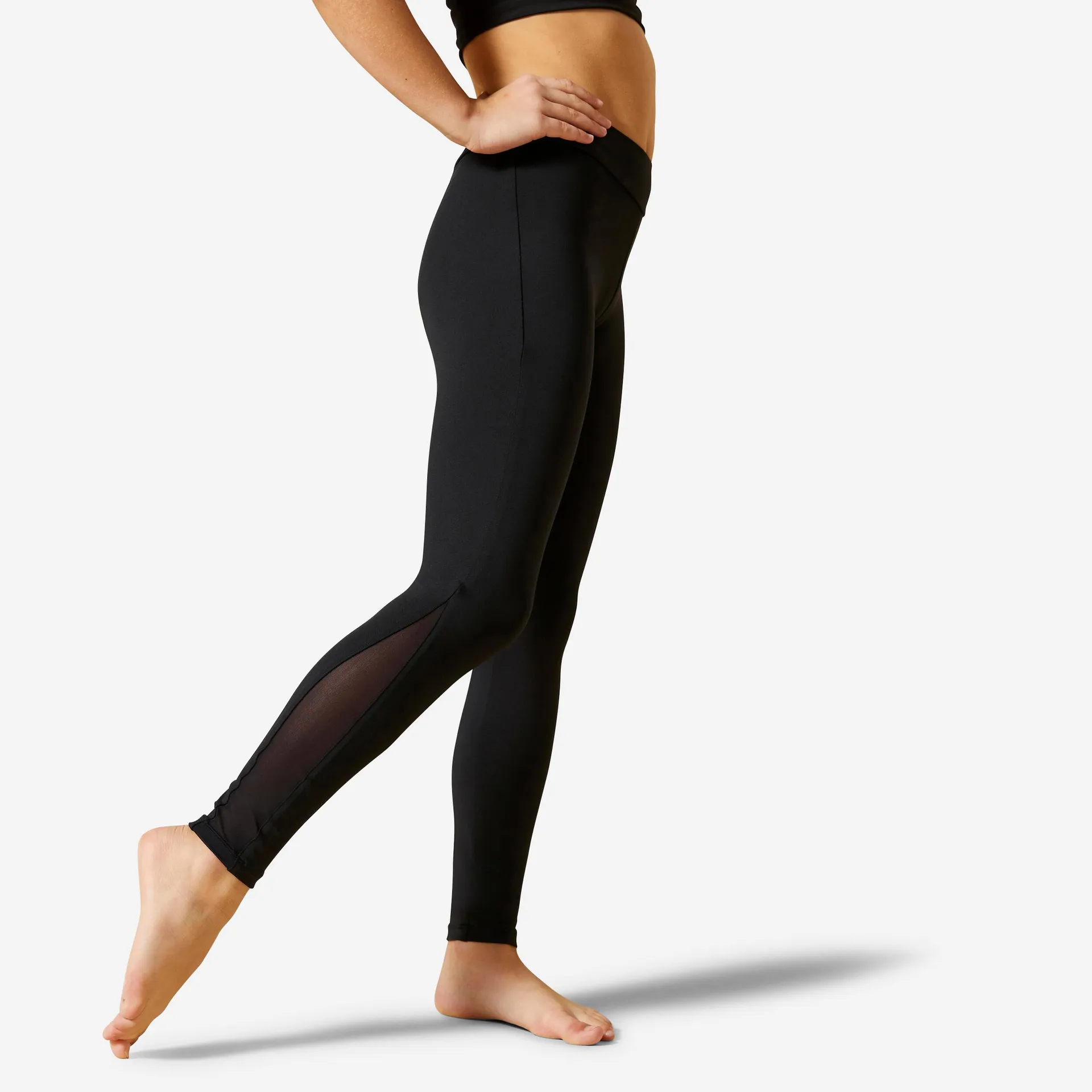 Legging de gym fille - noir