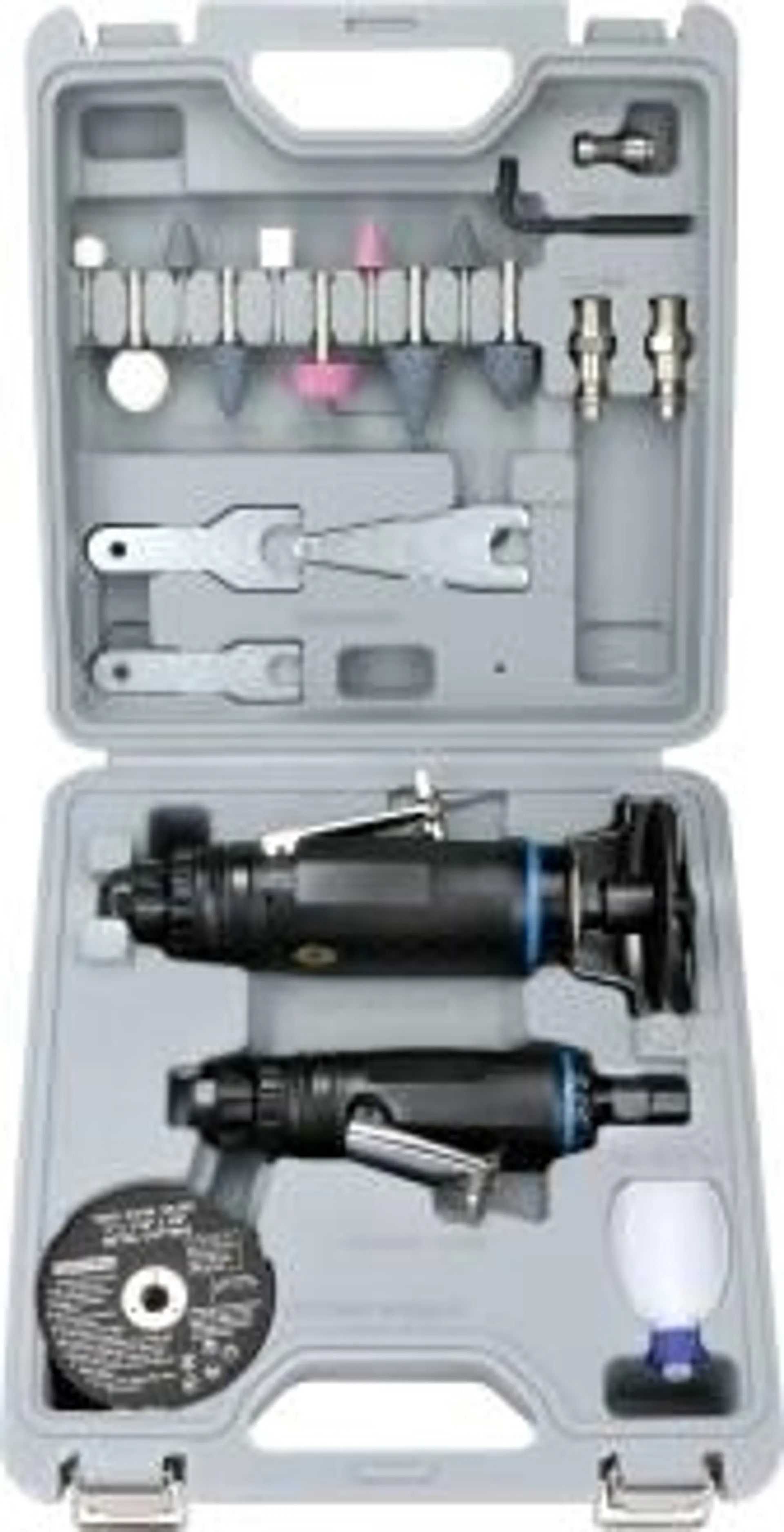 POWERFIST 33 pc Composite Air Die Grinder and Cut-Off Tool Kit