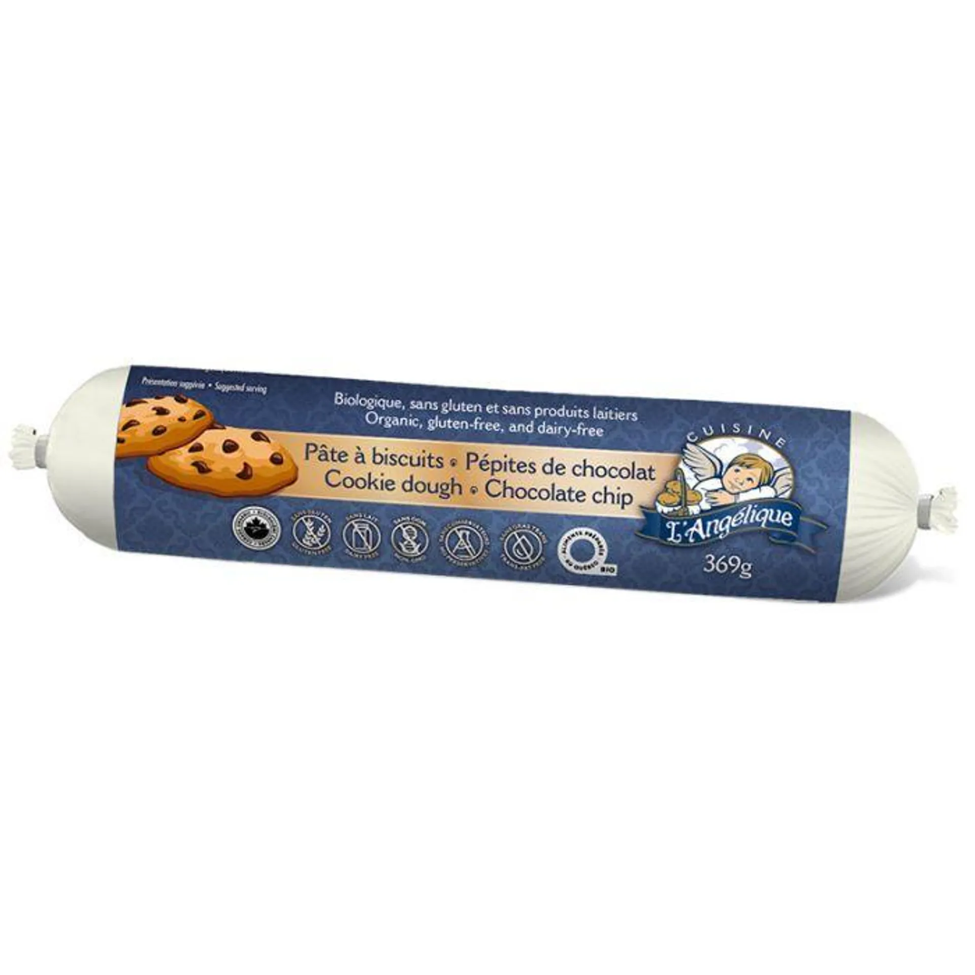 Pâte à biscuits pépites de chocolat biologique | 369 g