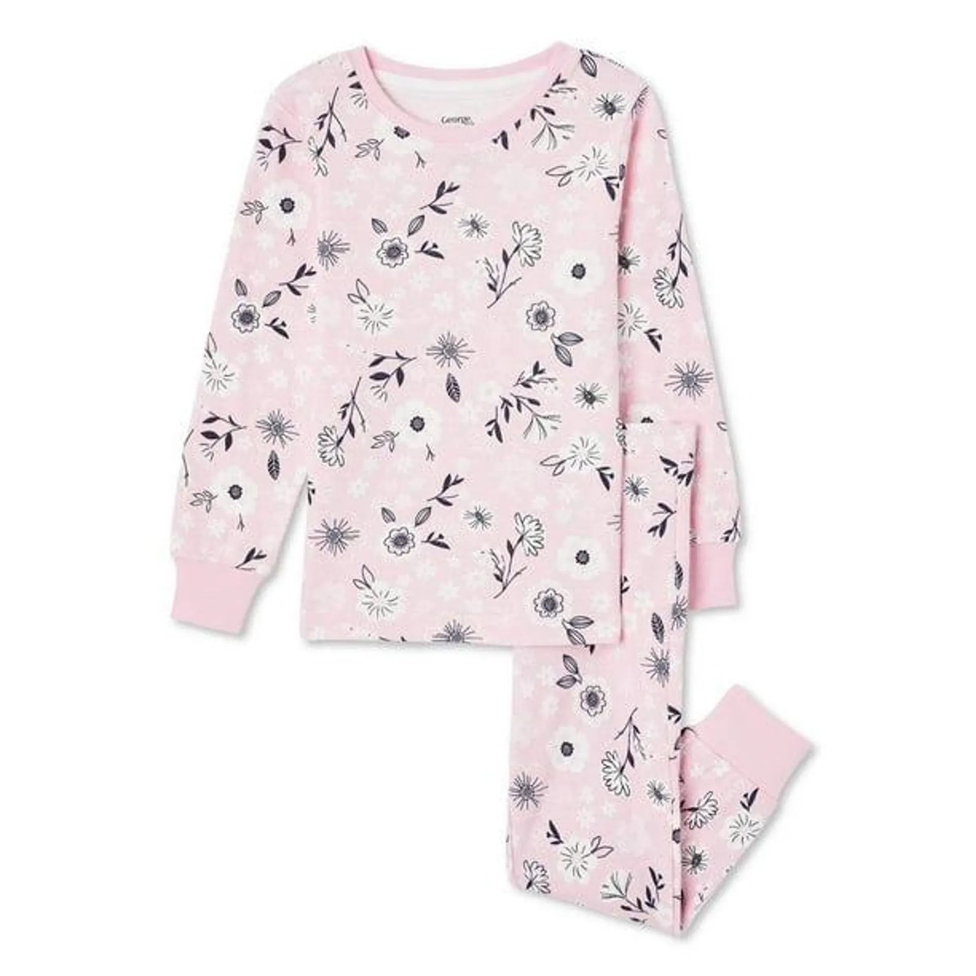 Pyjamas 2&nbsp;pièces George pour petites filles Tailles&nbsp;2T-5T