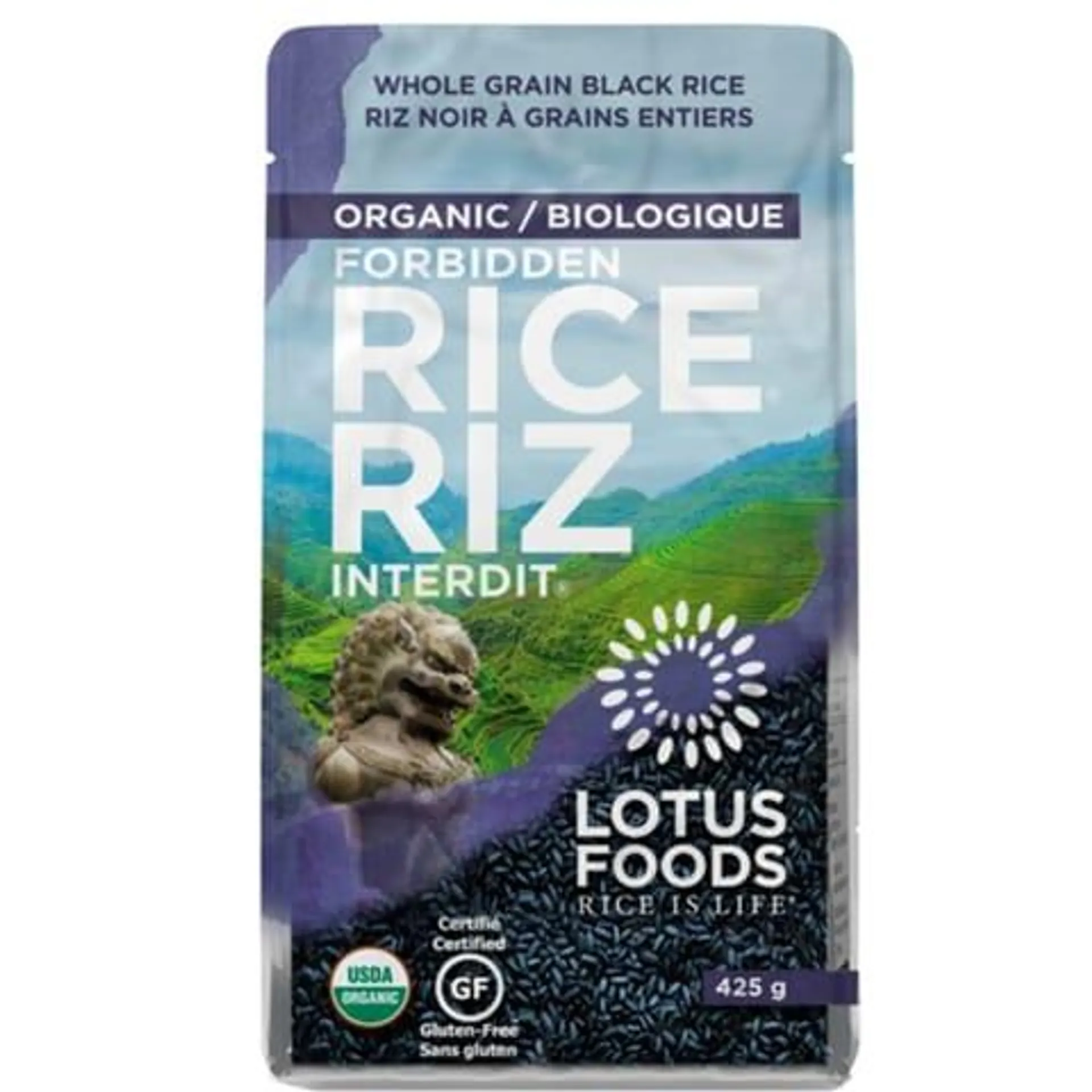 Riz biologique - Interdit