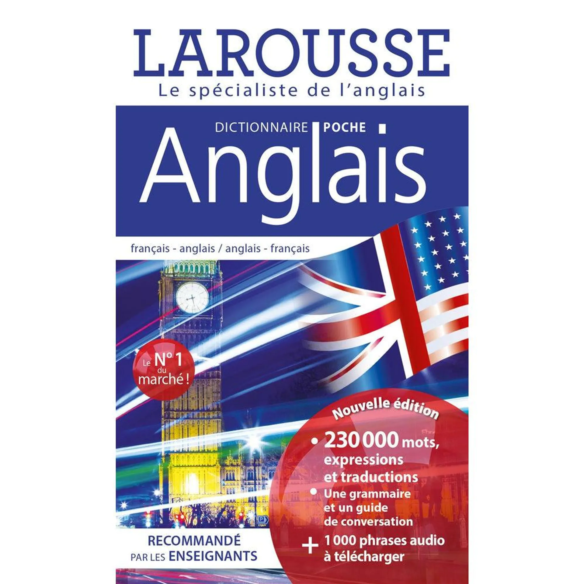 Larousse - Dictionnaire poche couverture souple - Français-Anglais