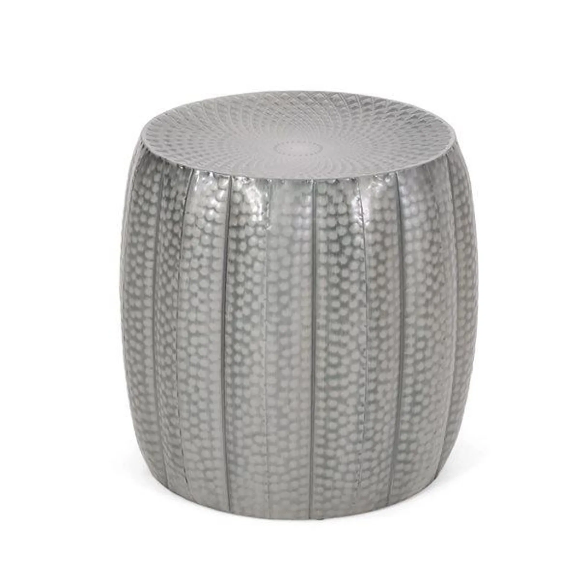 Table d'appoint Flynama en métal argent