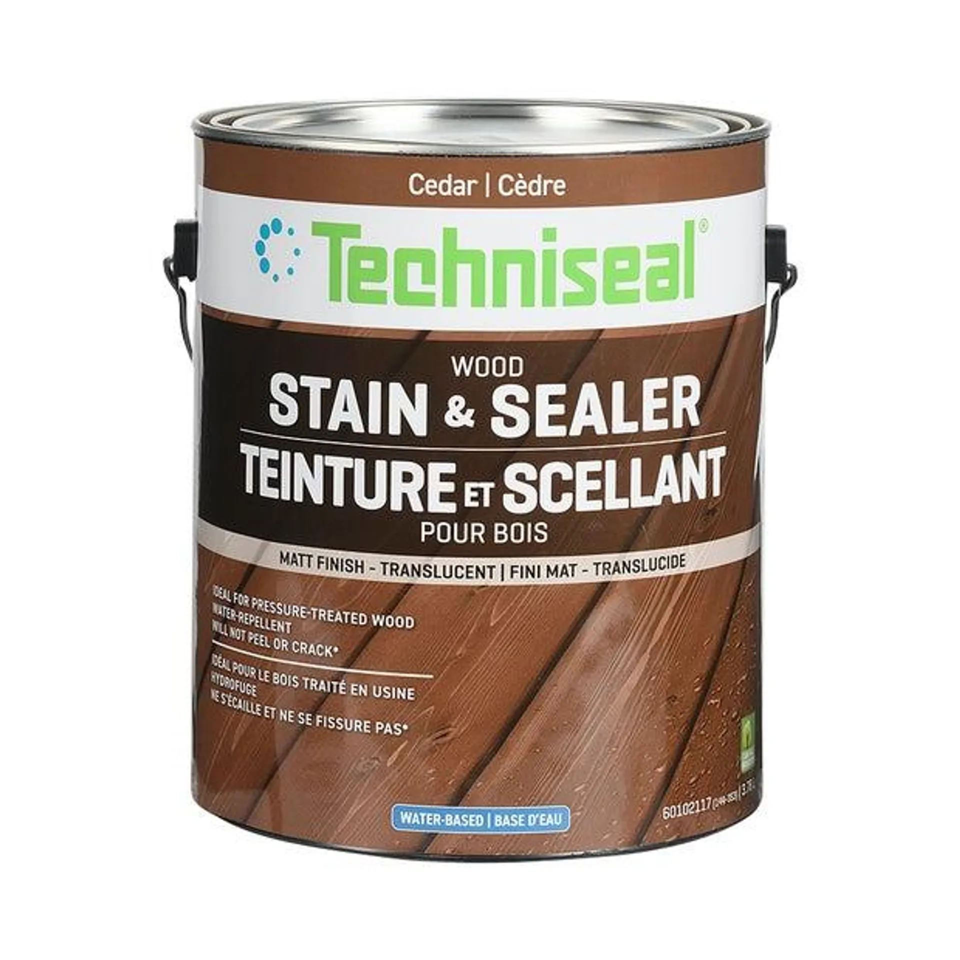 Teinture et scellant pour bois cèdre 3,78 L