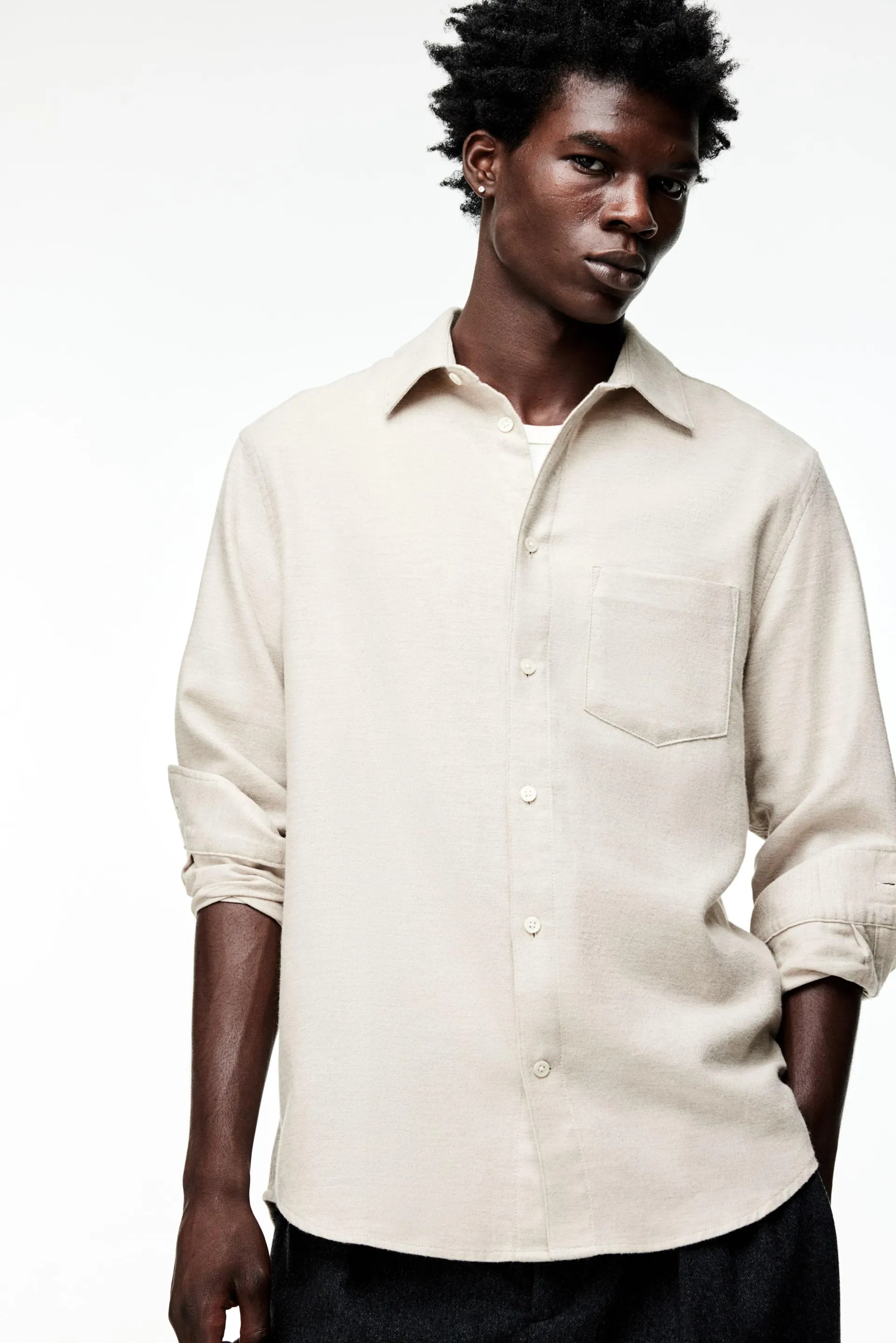 Chemise Coupe Classique en flanelle