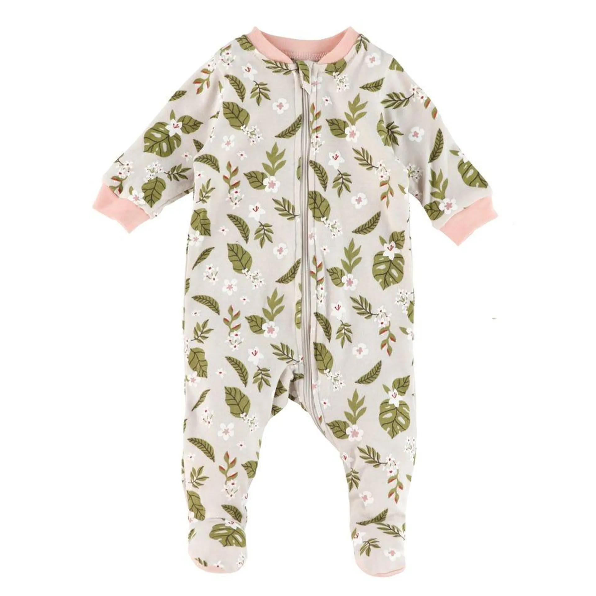 Cheetah Flowers Pajamas 0-30m