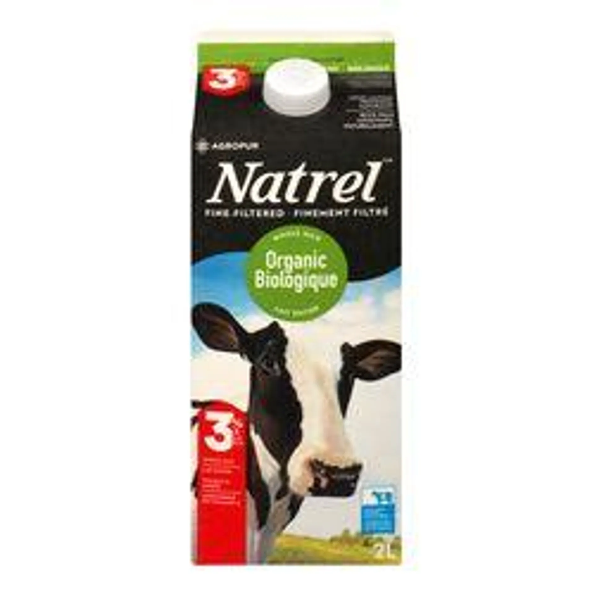 3.8% Organic Milk, Fine-Filtered