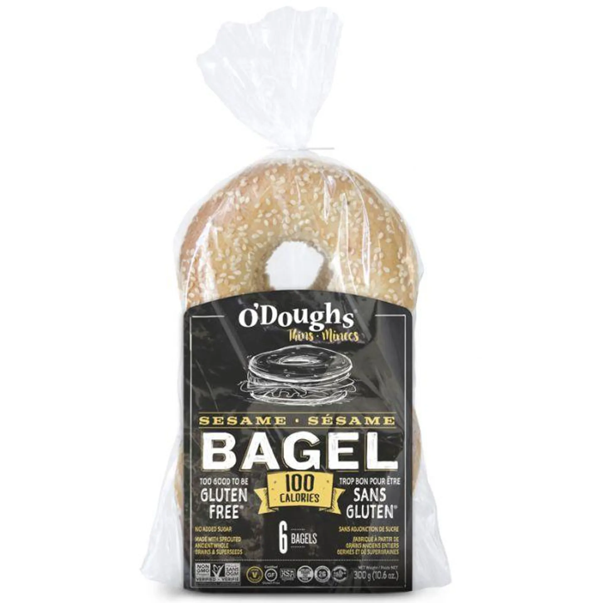 Bagels au sésame sans gluten | 300 g