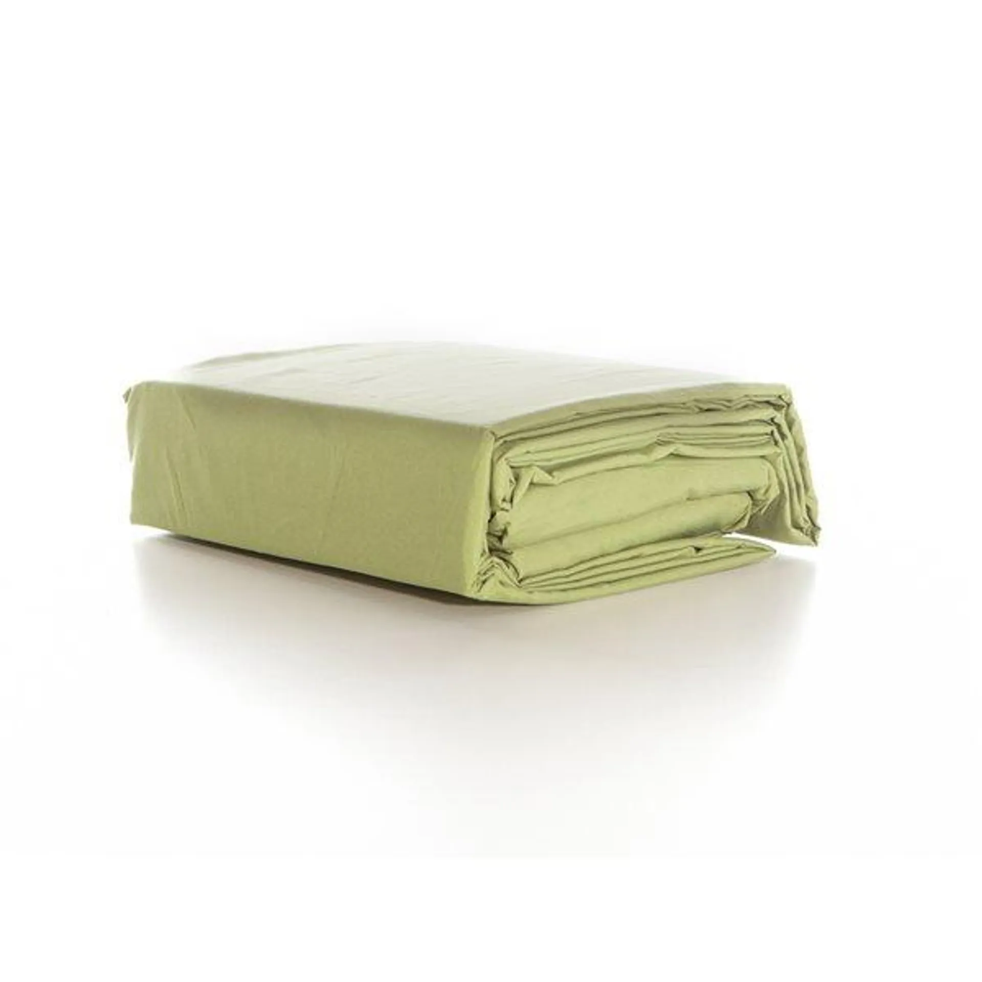 Ensemble de draps en microfibre Gouchee Home lime pour lit double, 4 pièces