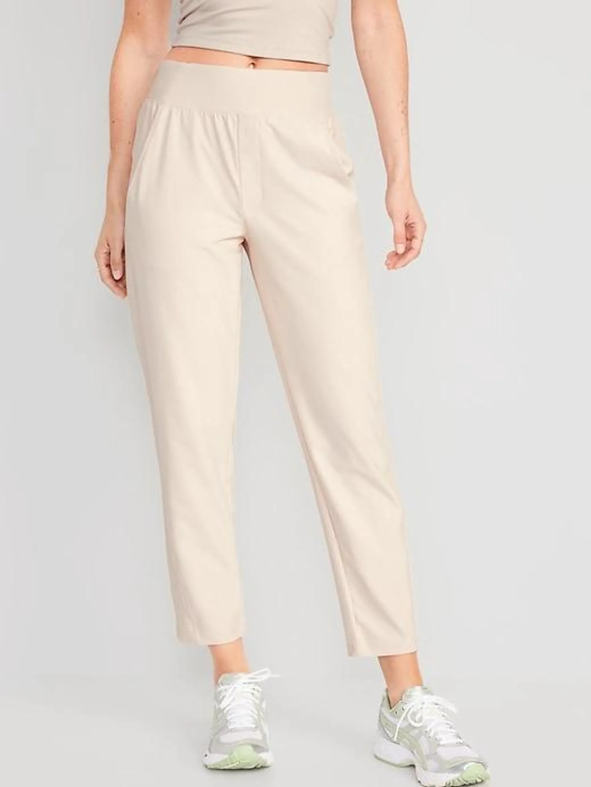 High-Waisted PowerSoft Combination Taper Pants