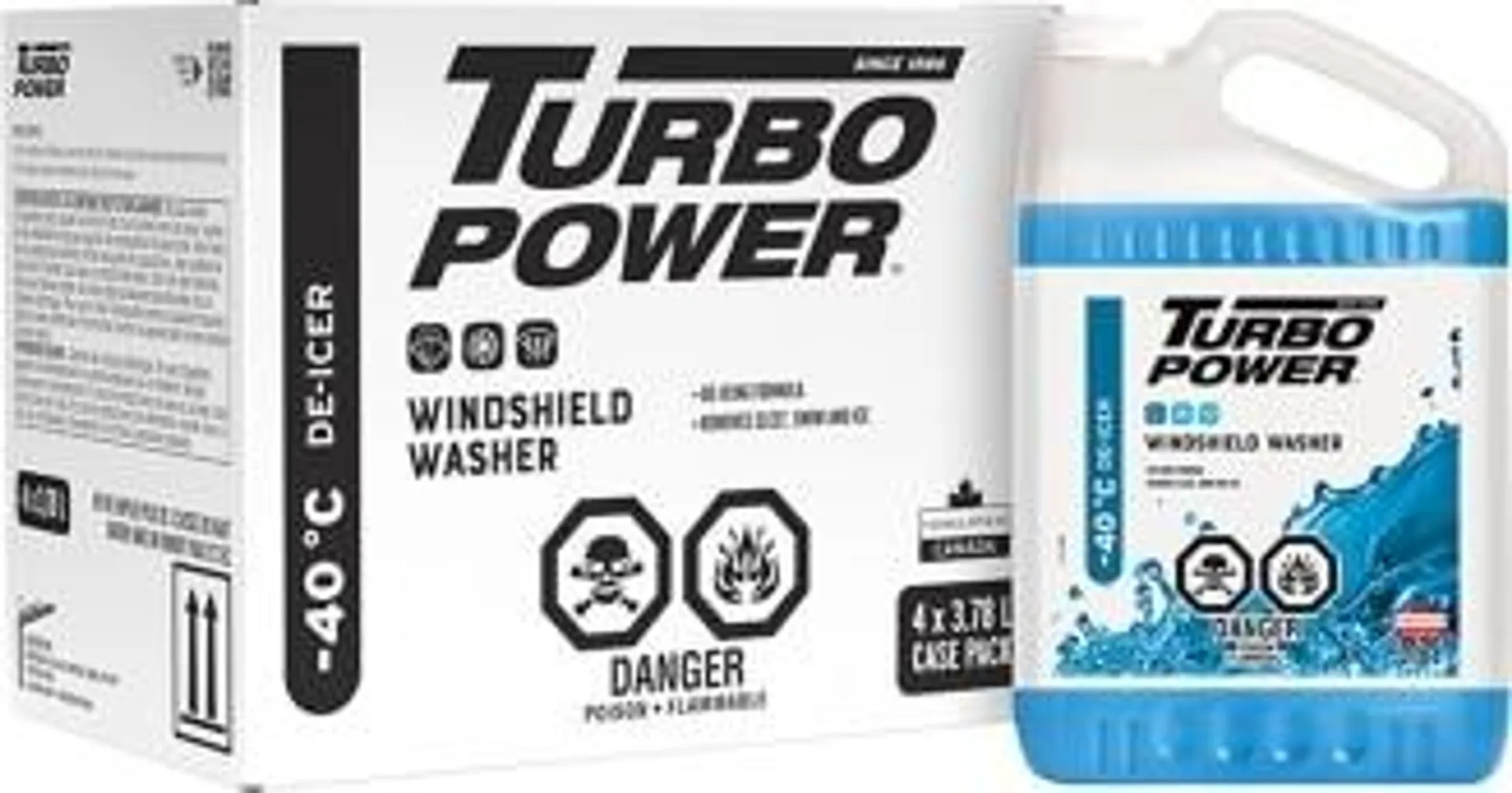 TURBO POWER 4 pk All-Season Turbo Power Windshield Washer Fluid
