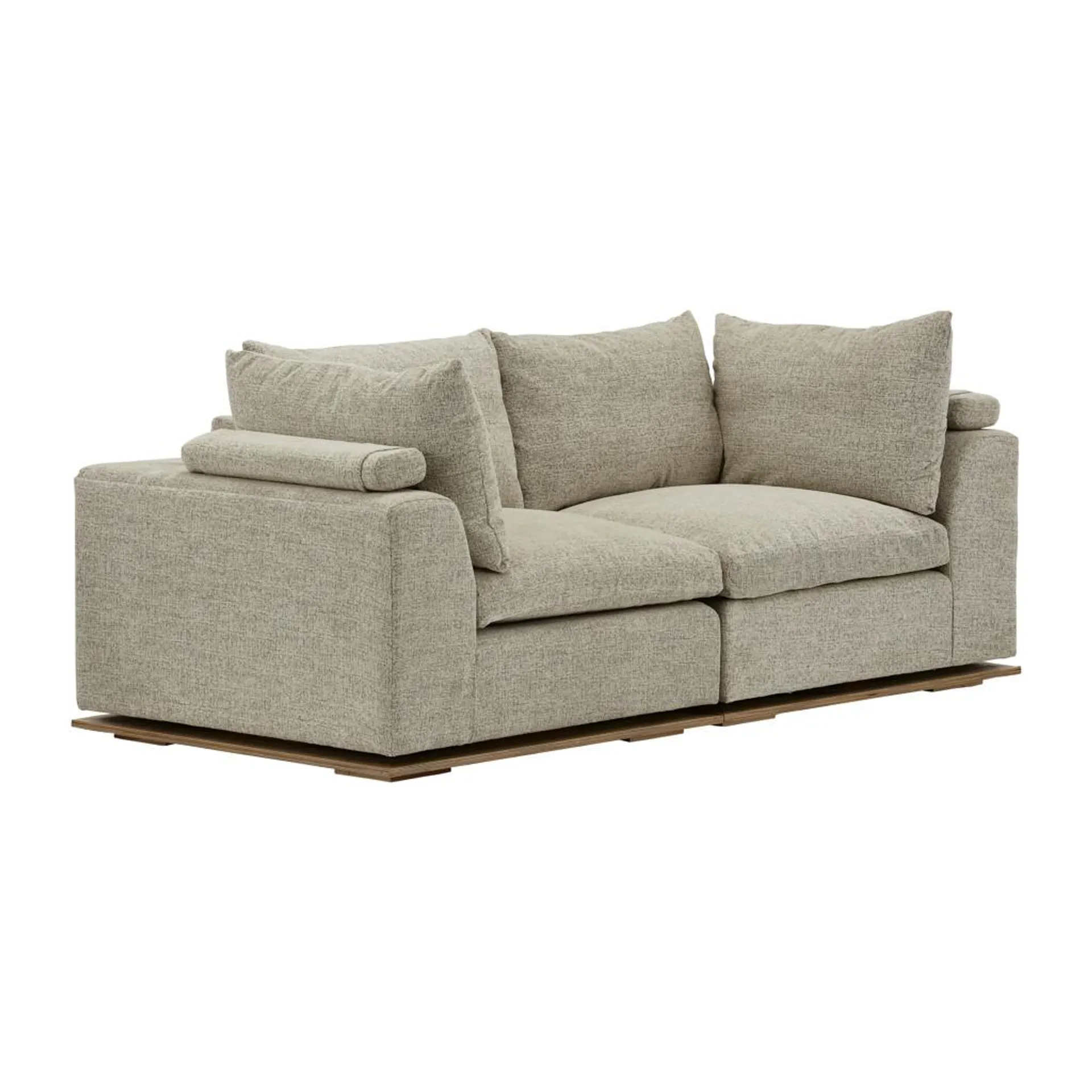 Sofa en tissu 2 pièces