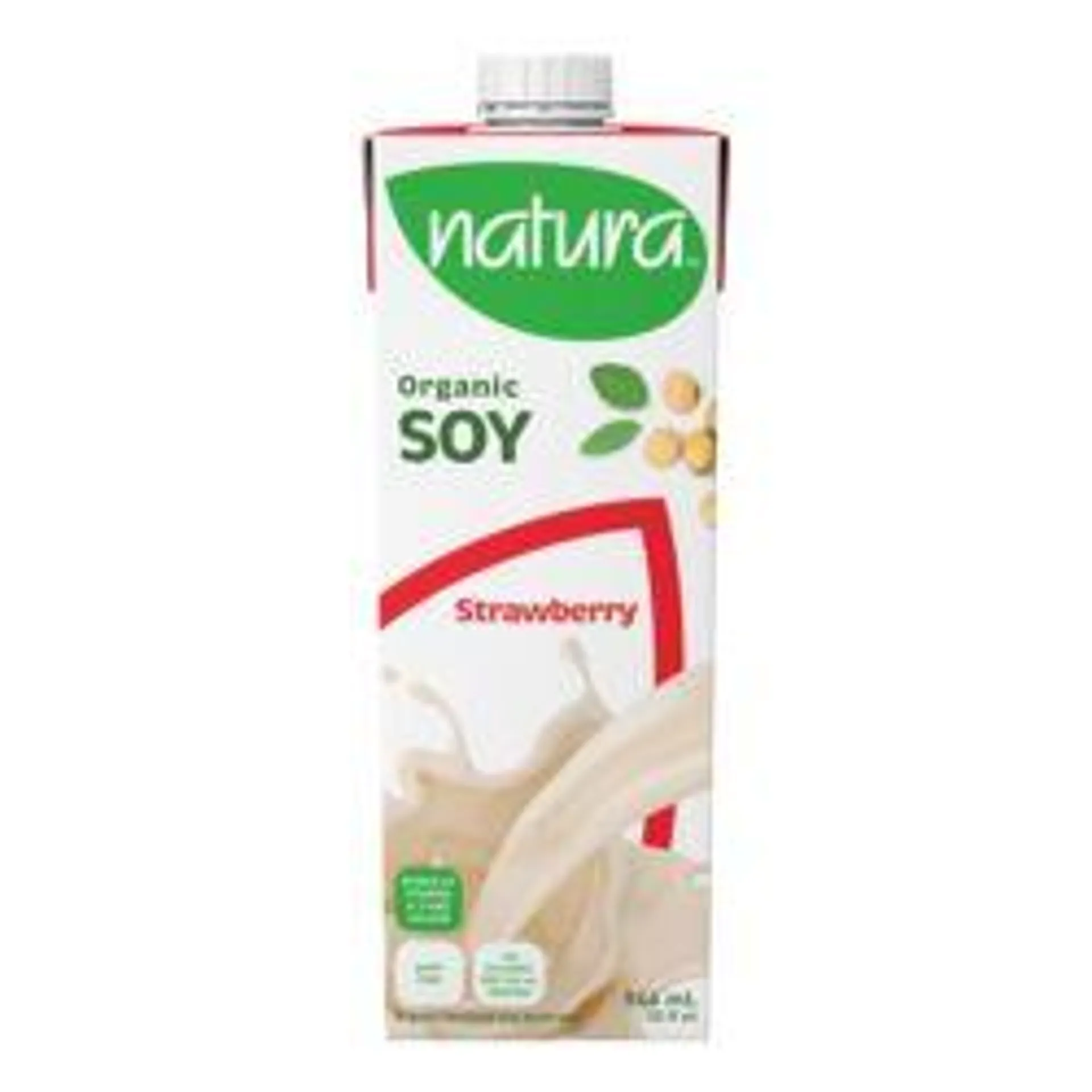 Organic Strawberry Flavoured Fortified Soy Beverage