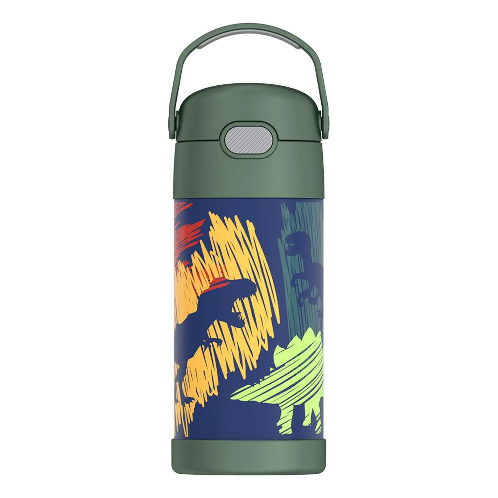 Thermos - Bouteille FUNtainer avec Paille - 355mL - Dinosaures