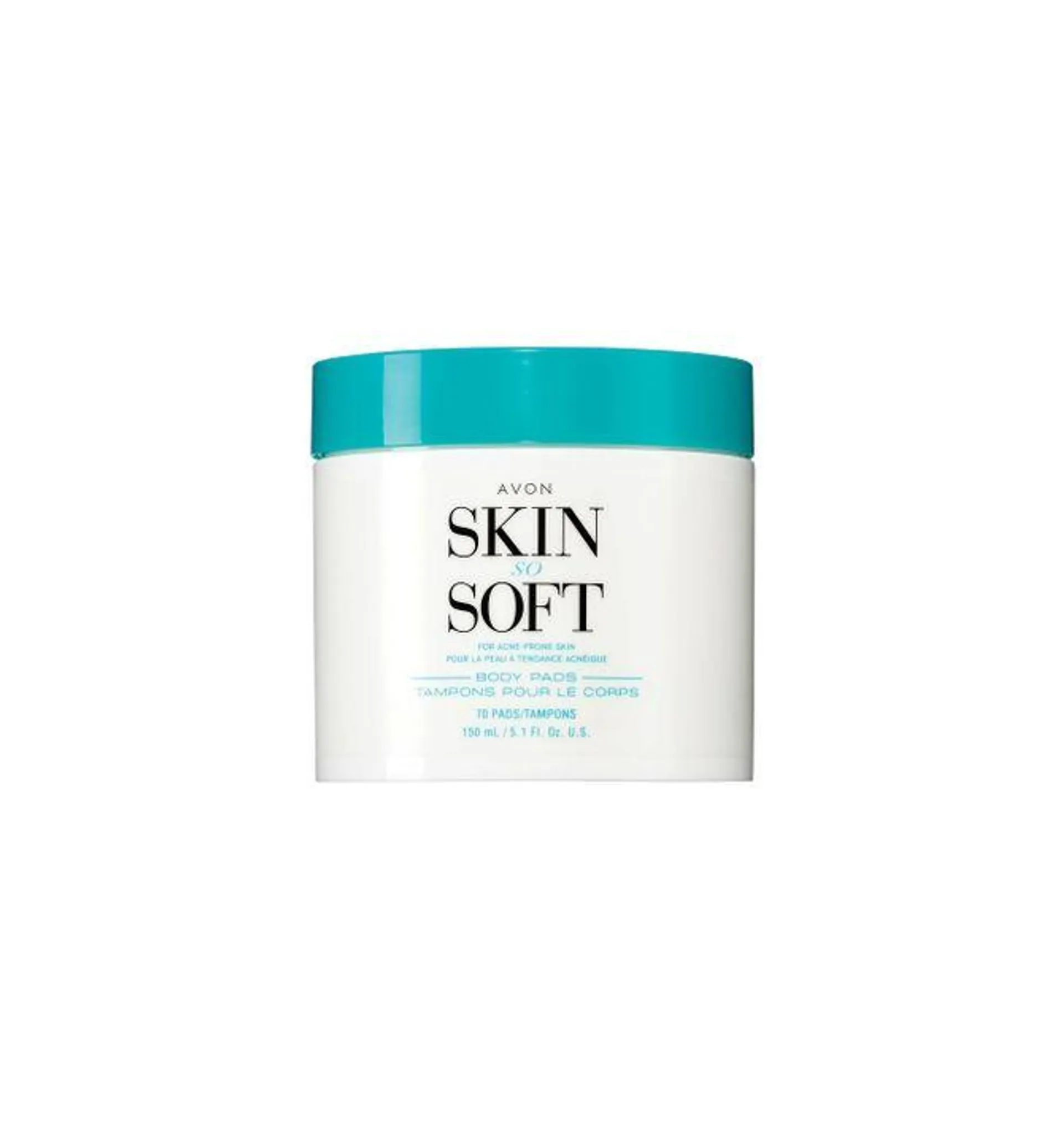 Tampons pour le corps pour la peau à tendance acnéique Avon Skin So Soft