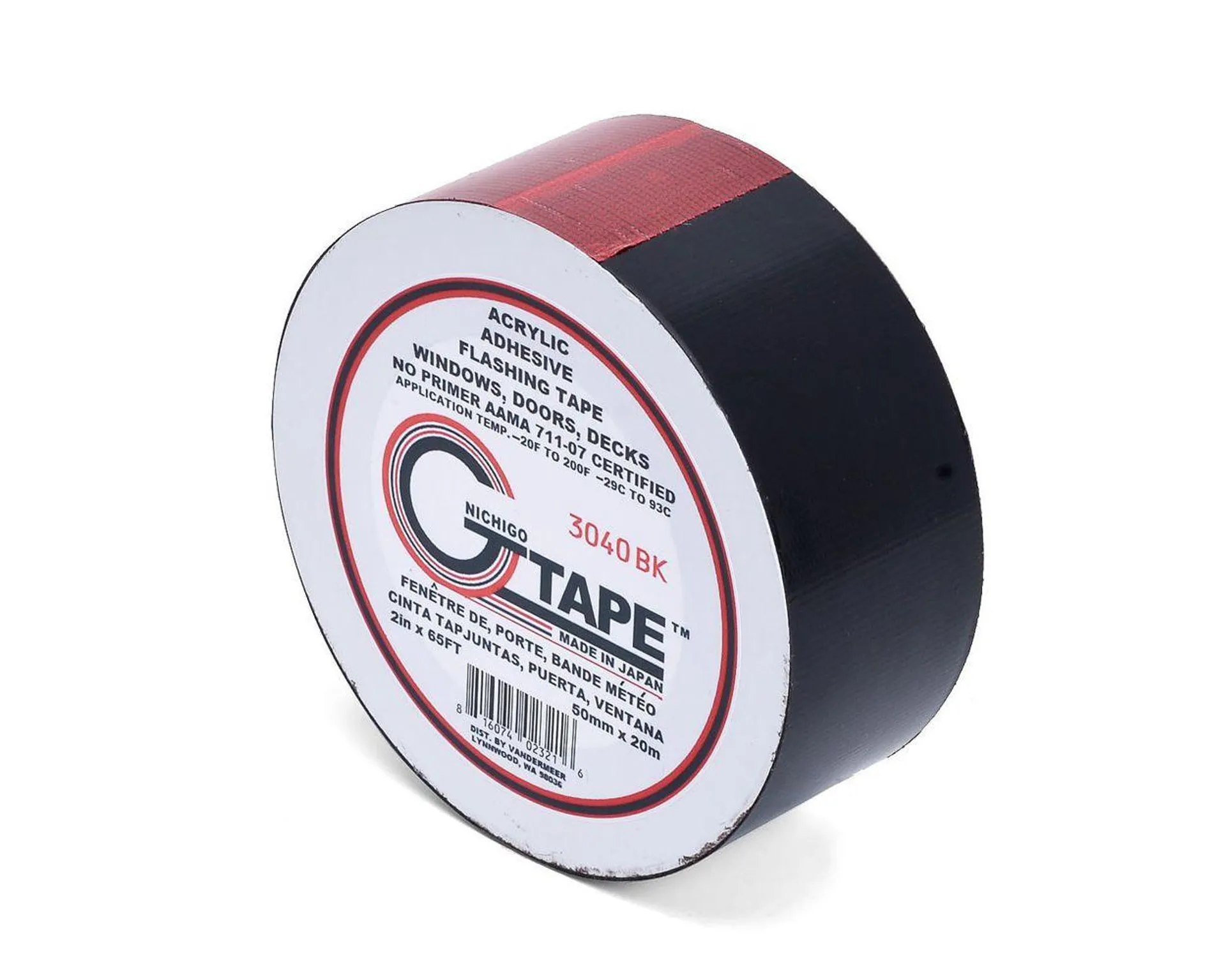 Membrane pour solive G-TAPE 2''x65' Noir