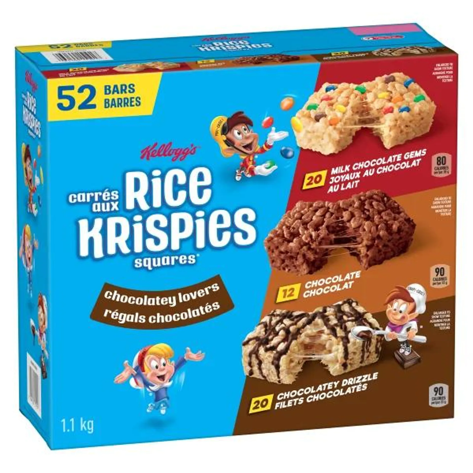 Kellogg's Rice Krispies Squares, Chocolatey Lovers, 1.1 kg