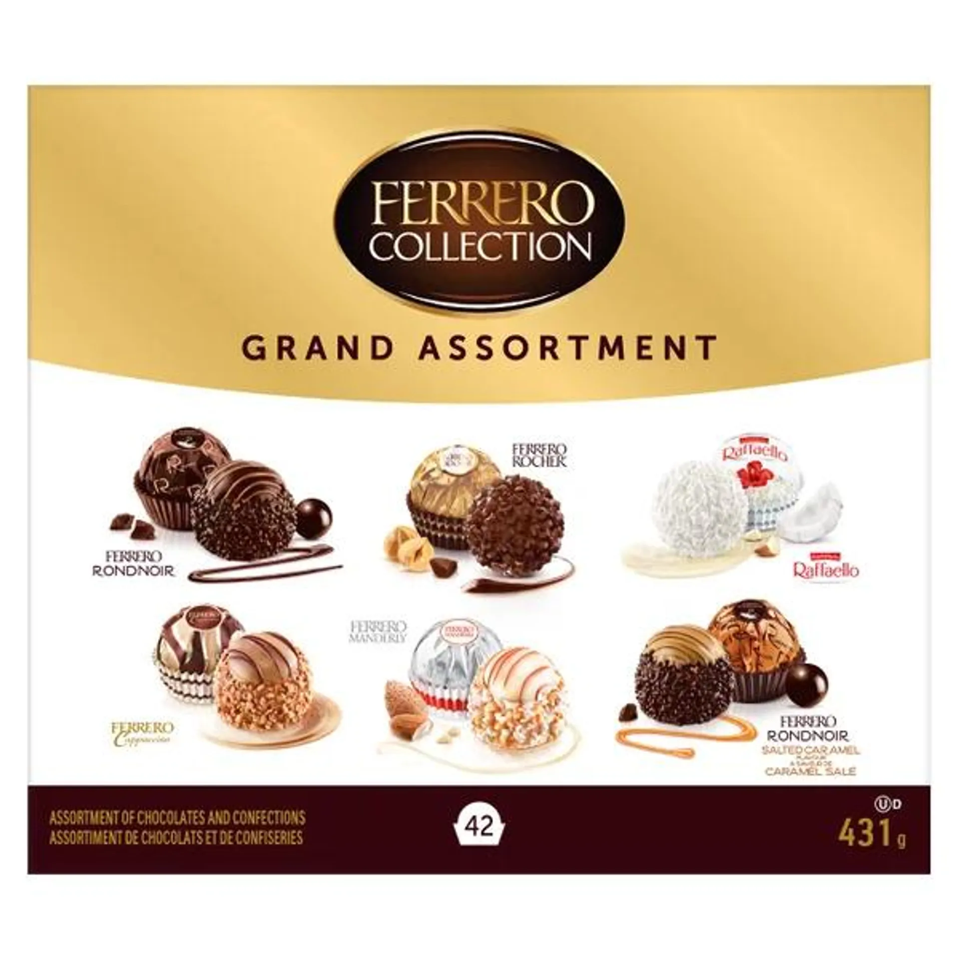 Ferrero Collection Grand Assortment, Assortment Of Chocolate And Confections, 431 g