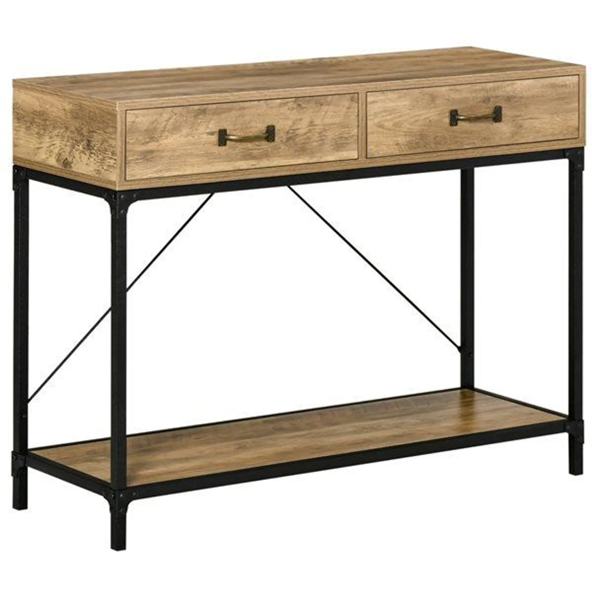 Table console moderne HOMCOM en panneaux de particules