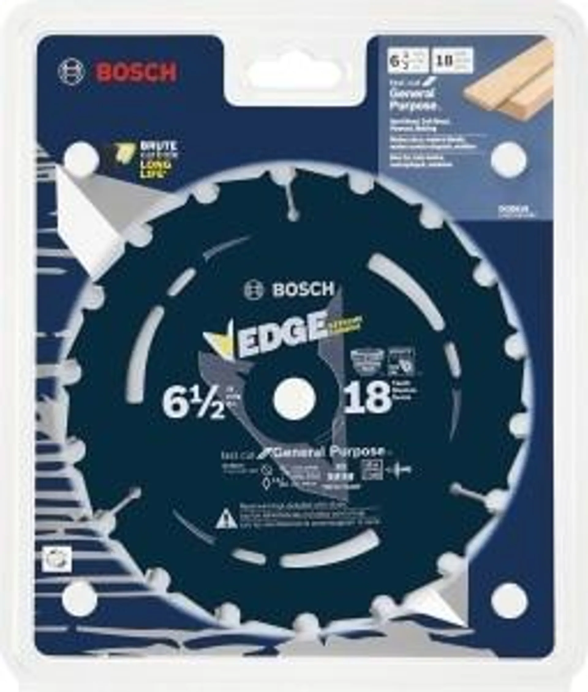 6-1/2 in. 18T Wood Cutting Circular Saw Blade