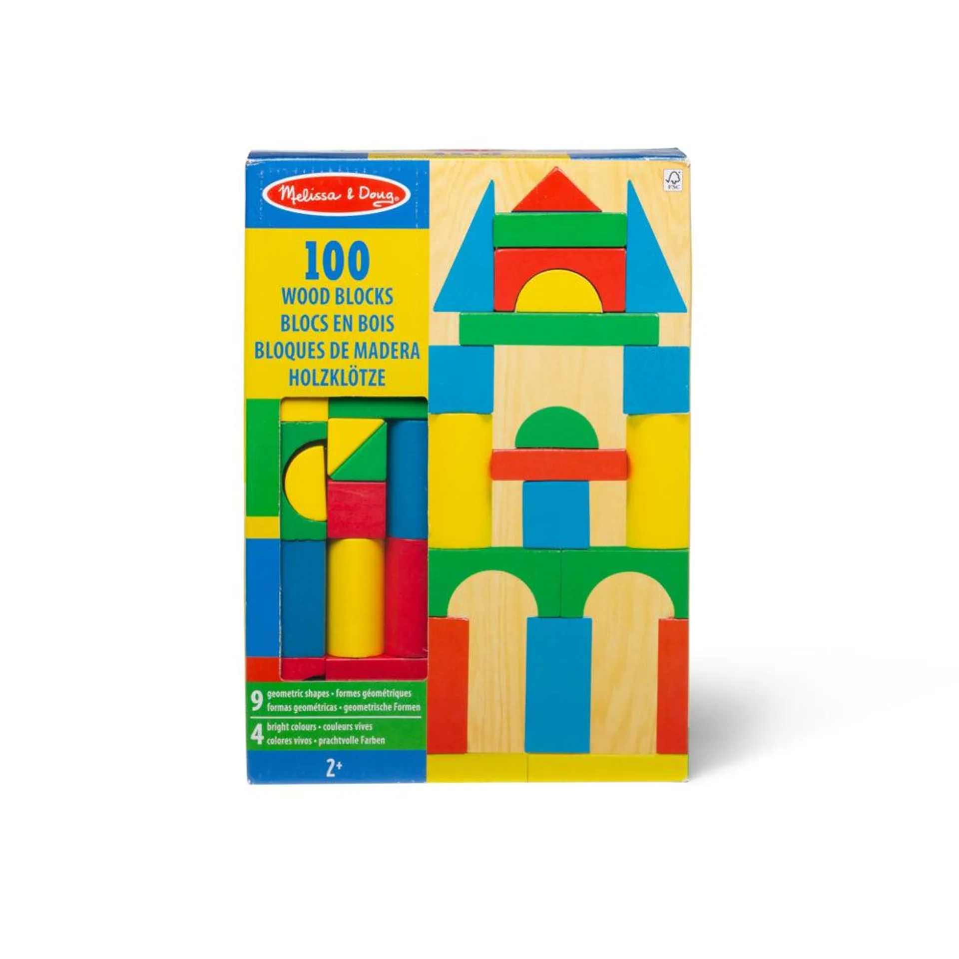 Melissa & Doug - Boîte de blocs 100 pièces