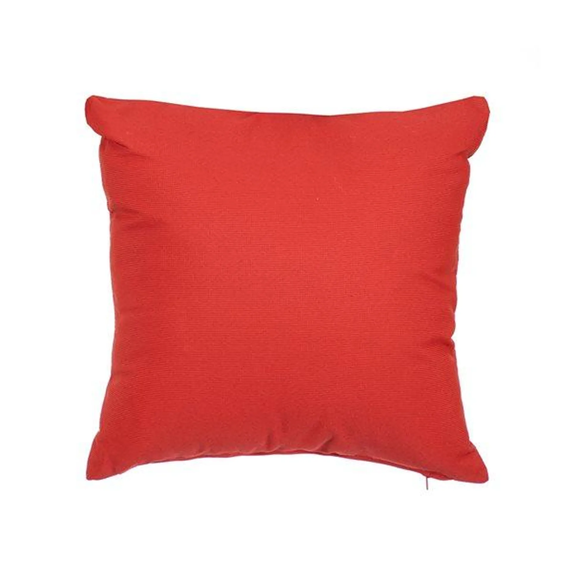 Coussin décoratif carré rouge de 18 po x 18 po Soleil par Gouchee Home