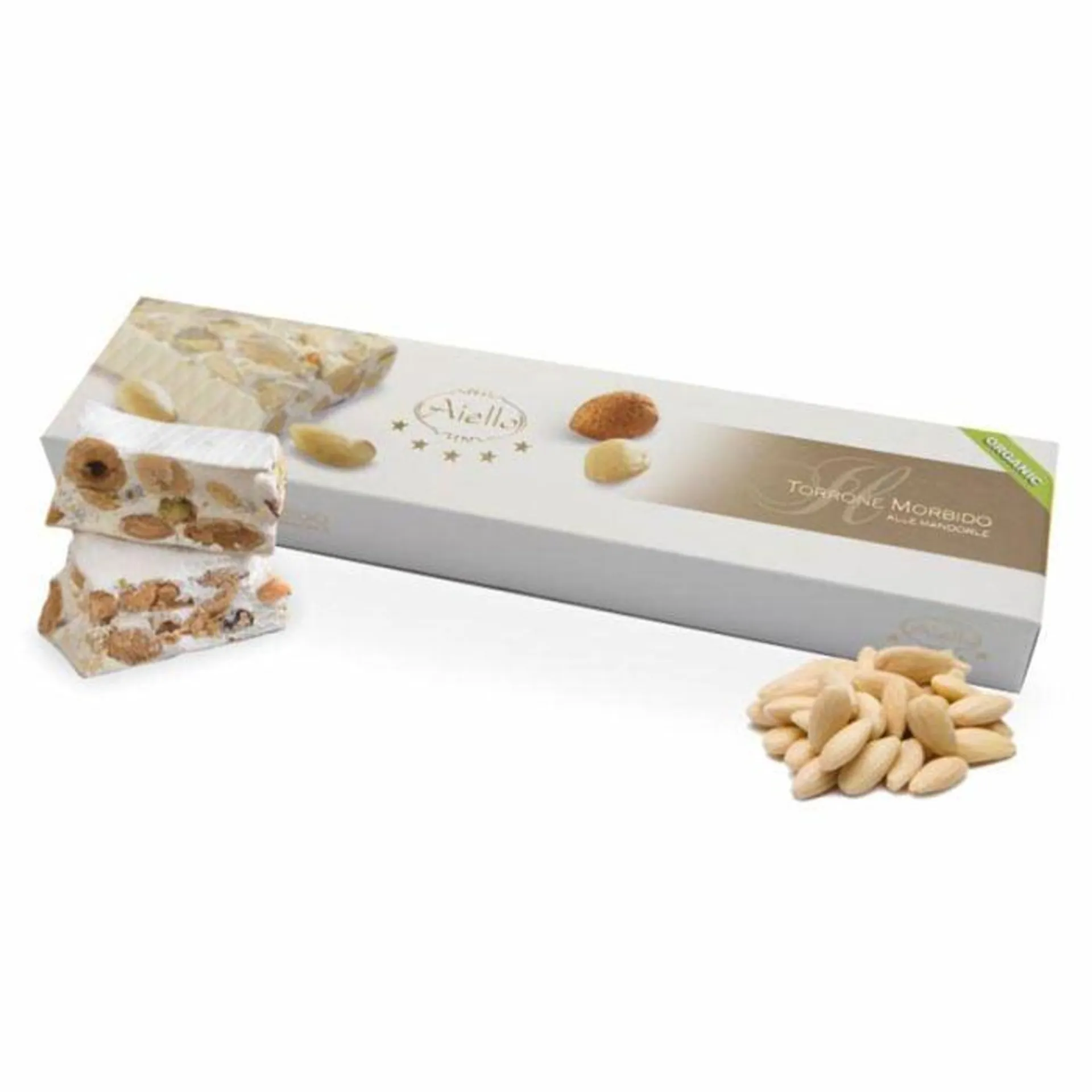 Nougat tendre aux amandes biologique