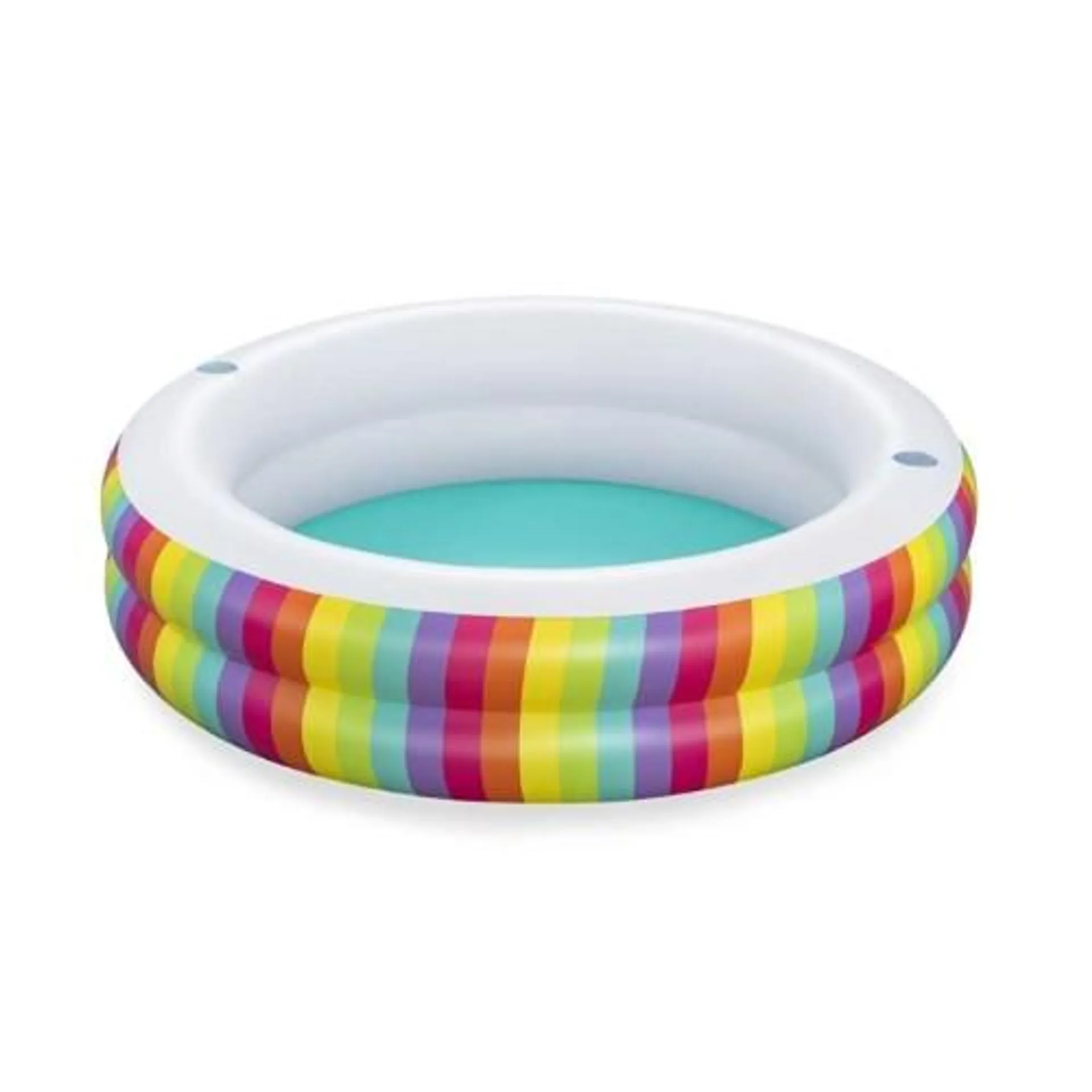 Bestway® Piscine familiale gonflable ronde ''Rainbow Dreams™'' 2,06 m x 2,06 m x 51 cm