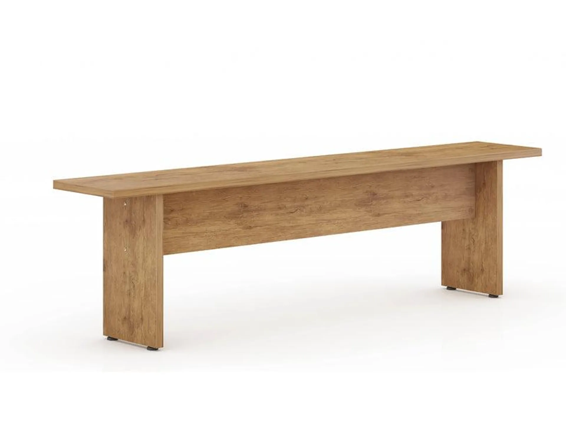 Banc champêtre rustique Nomad de Manhattan Comfort de 67,91 po pour la salle à manger - naturel