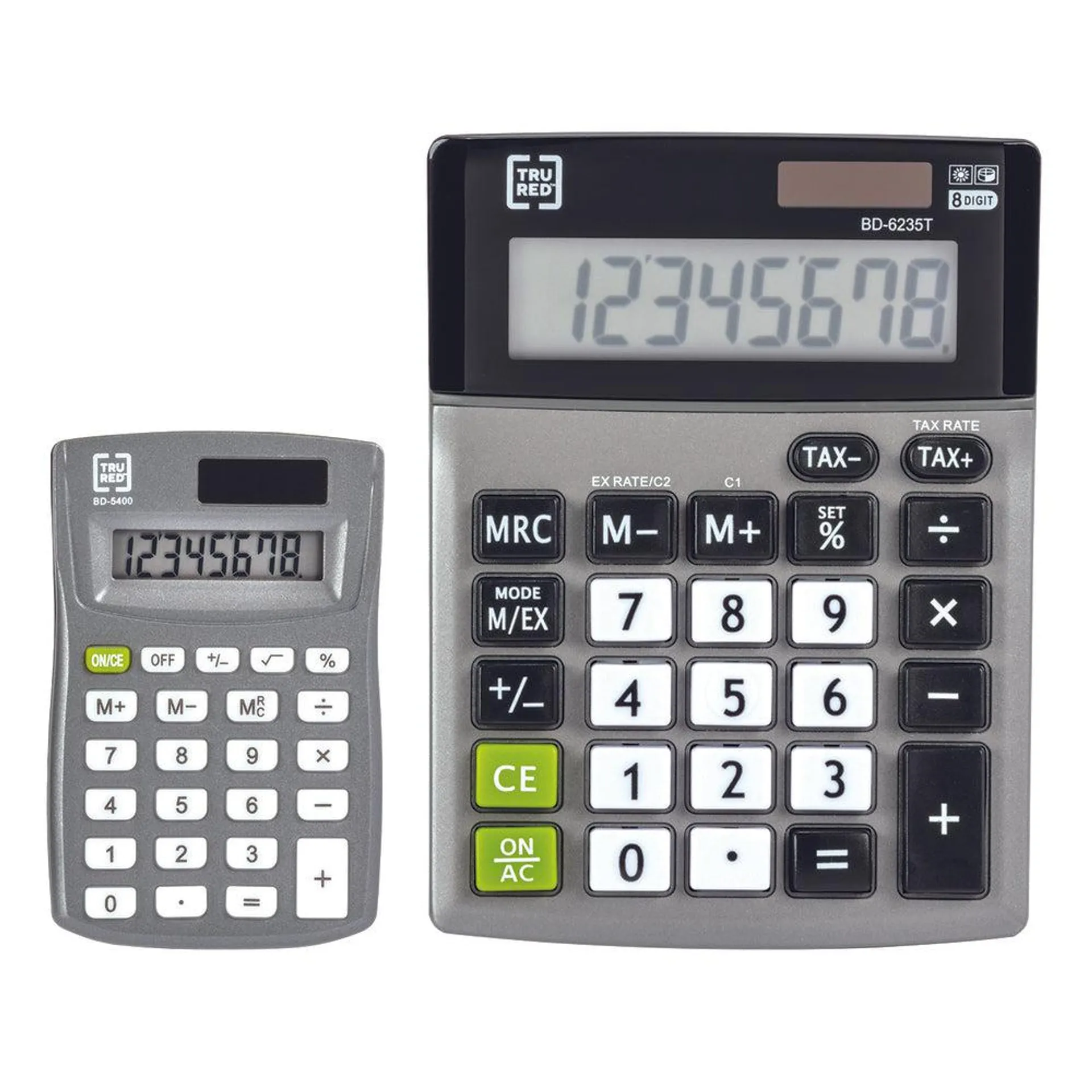 TRU RED - Calculatrice BD-6254 à 8 chiffres