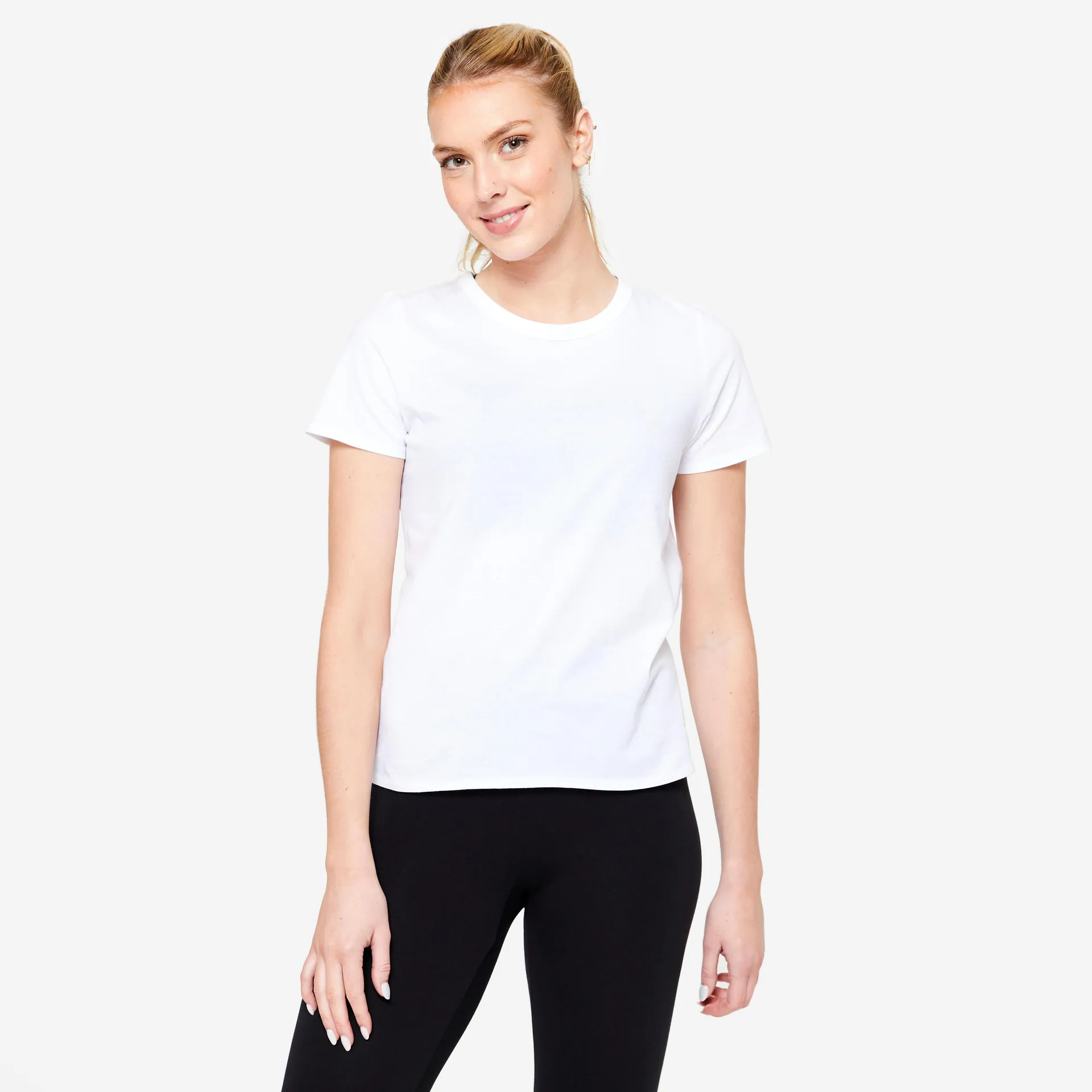 T-shirt de sport femme – 100 blanc