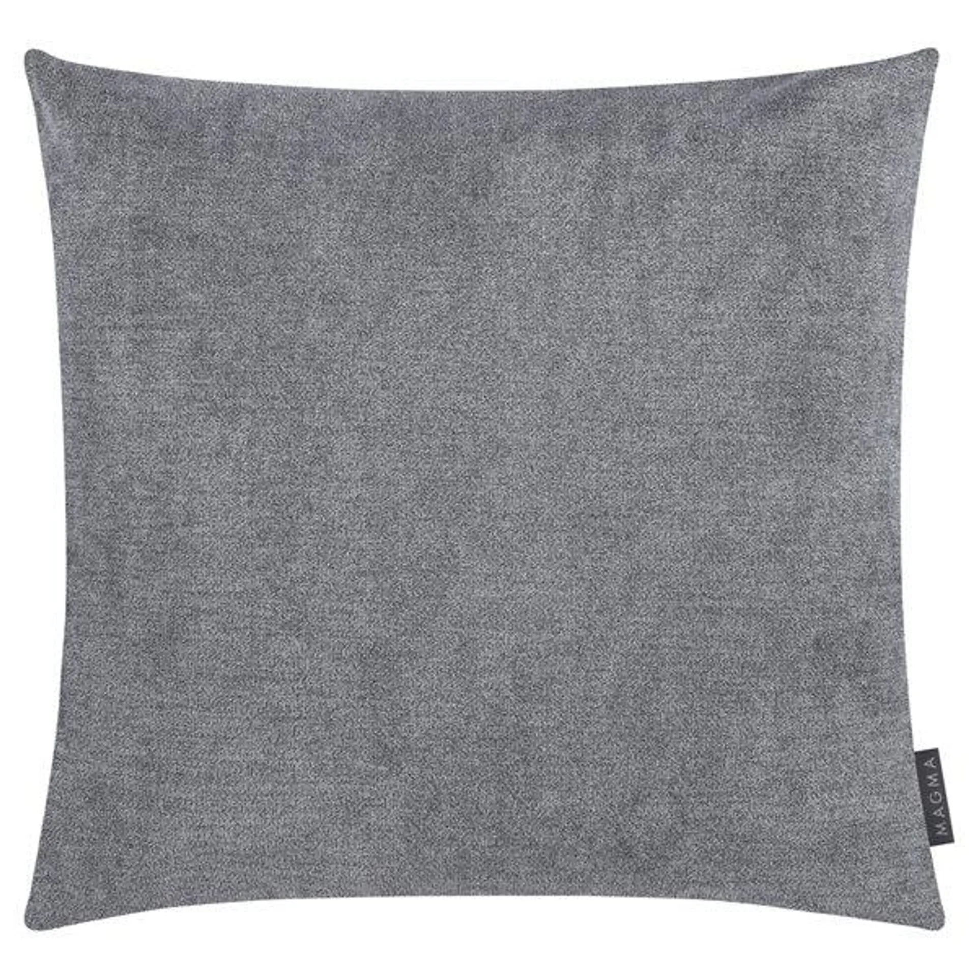 Coussin décoratif carré gris anthracite de 20 po x 20 po Alfa par Gouchee Home
