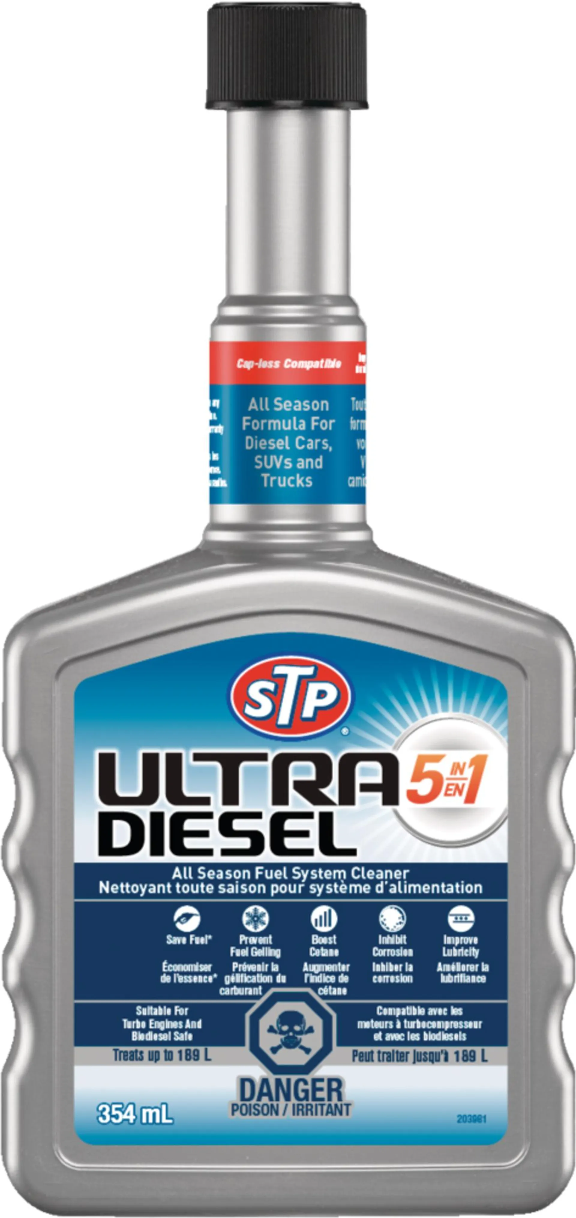 Nettoyant toute saison pour système diesel STP Ultra, 5-en-1, 354 mL