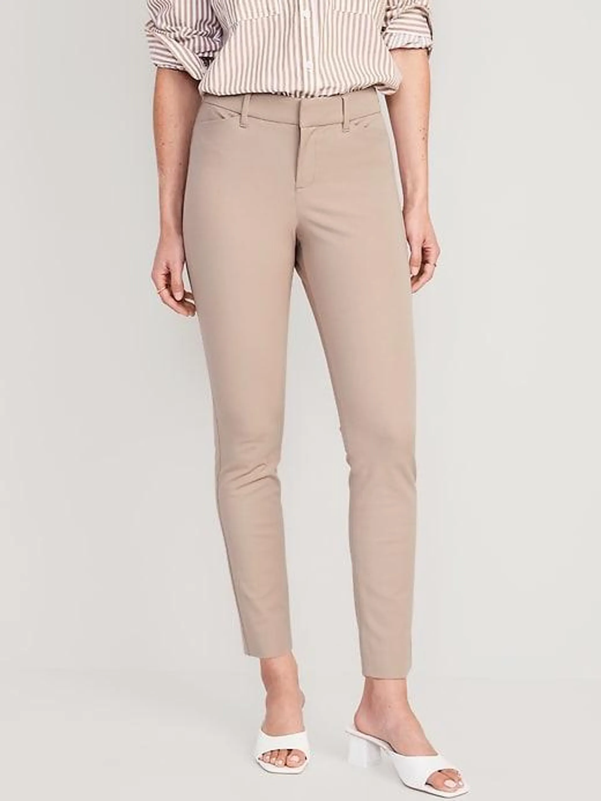 Mid-Rise Pixie Skinny Ankle Pants