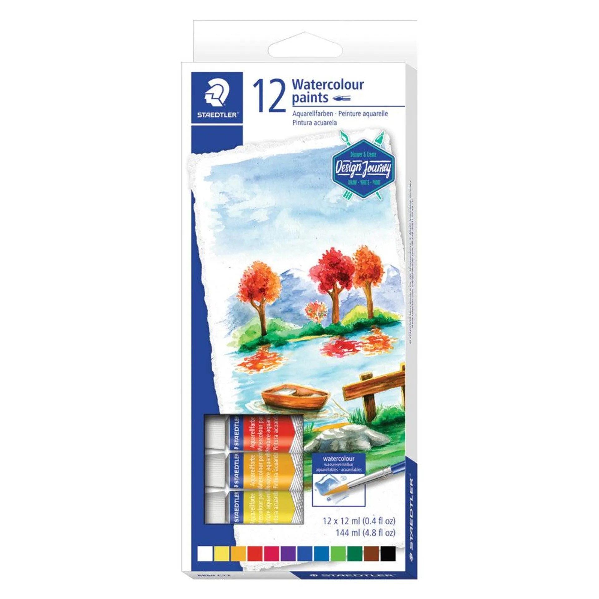 Staedtler® – Peinture aquarelle, paq./12