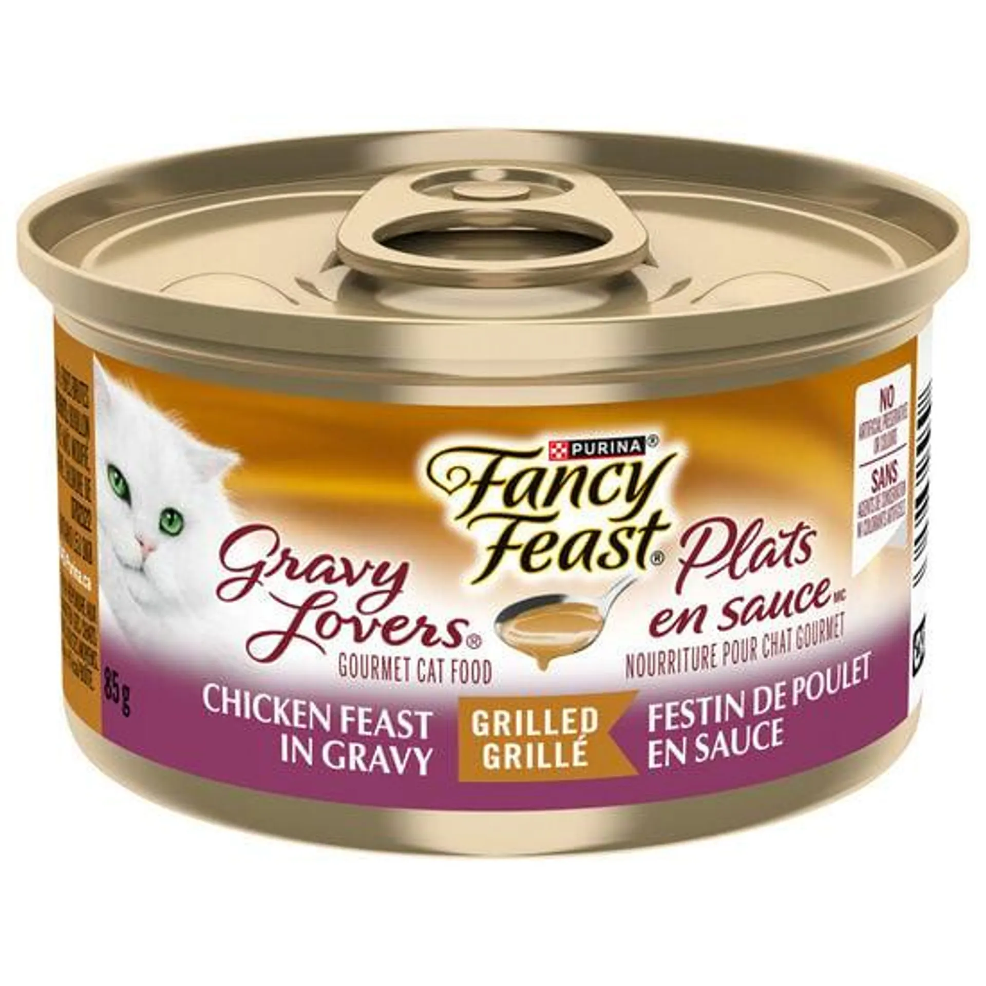 Plat en sauce festin de poulet pour chats, 85 g