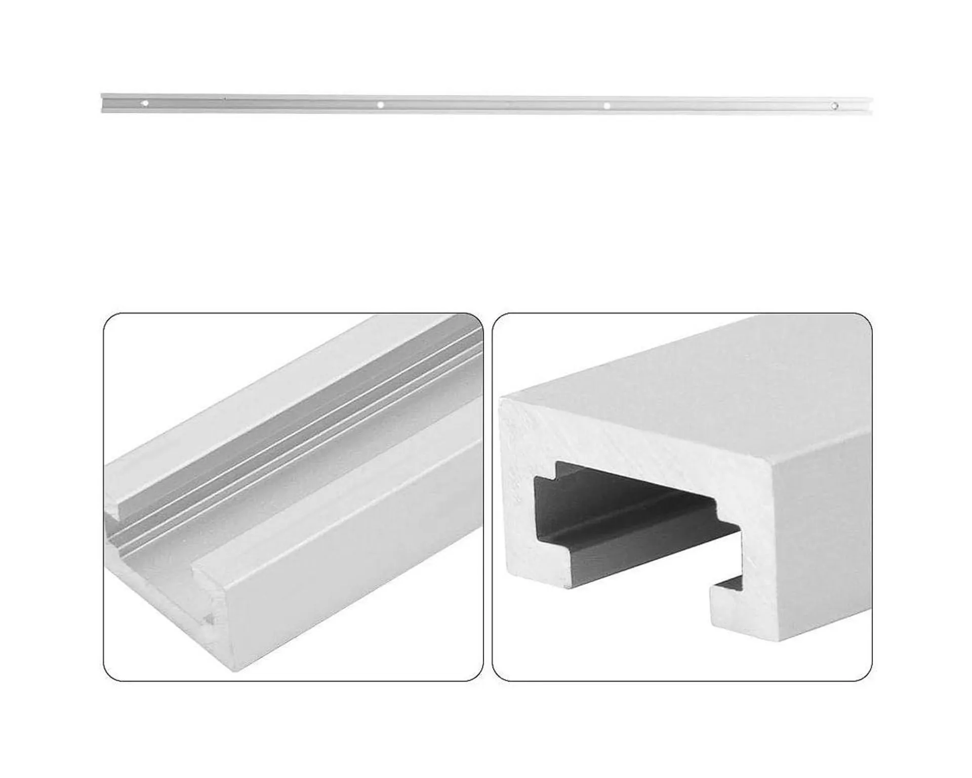 Rail en aluminium en T type 19-1000MM