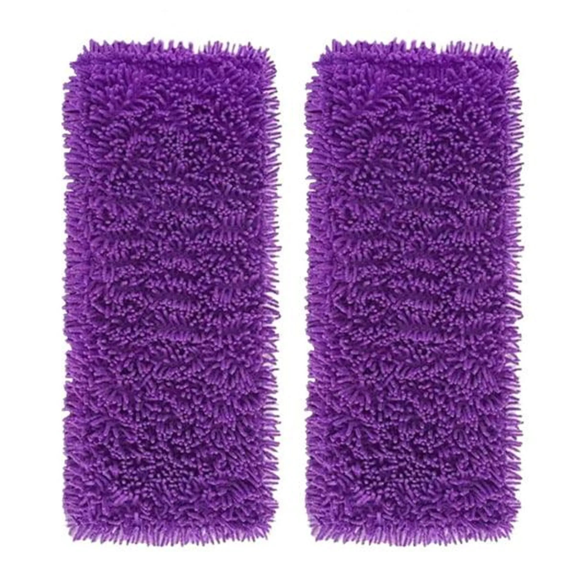 Liquidation! Huarll-15.7X5.9X1.6In Tampon de Remplacement pour Vadrouille Électrique 2 Pcs-2 Pcs Housse en Microfibre Réutilisable - Violet*2