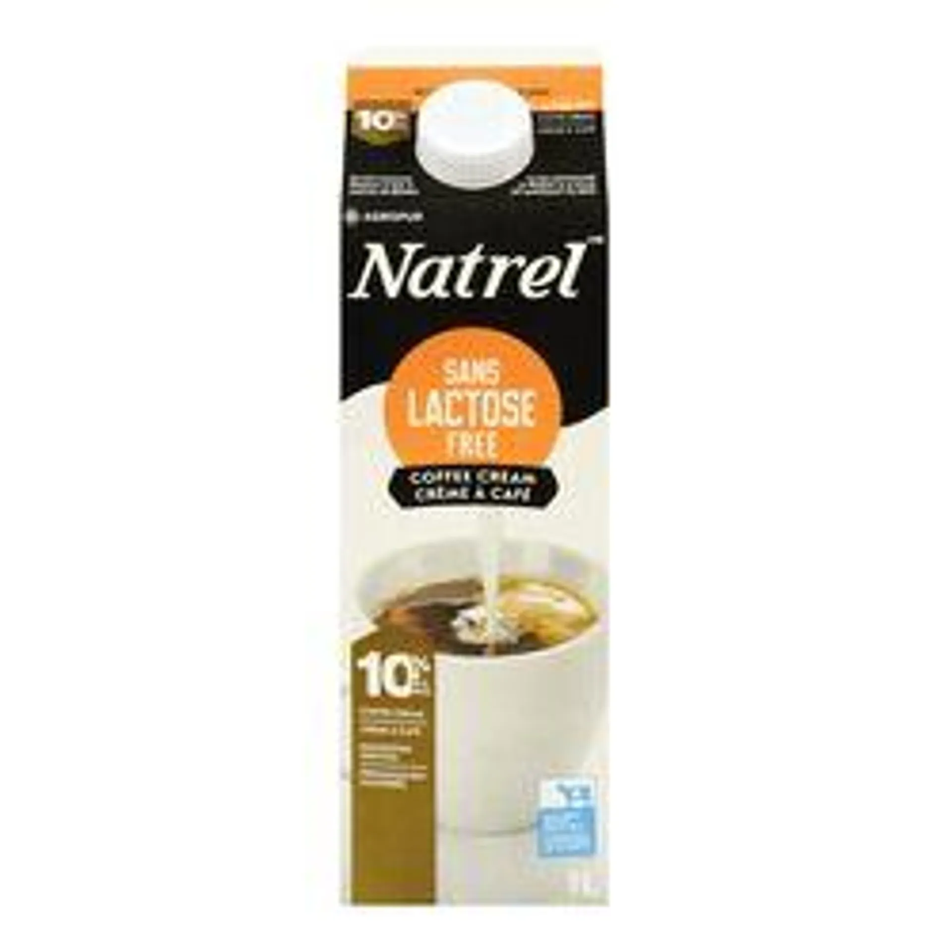 Natrel Lactose Free 10% Coffee Cream 1 L