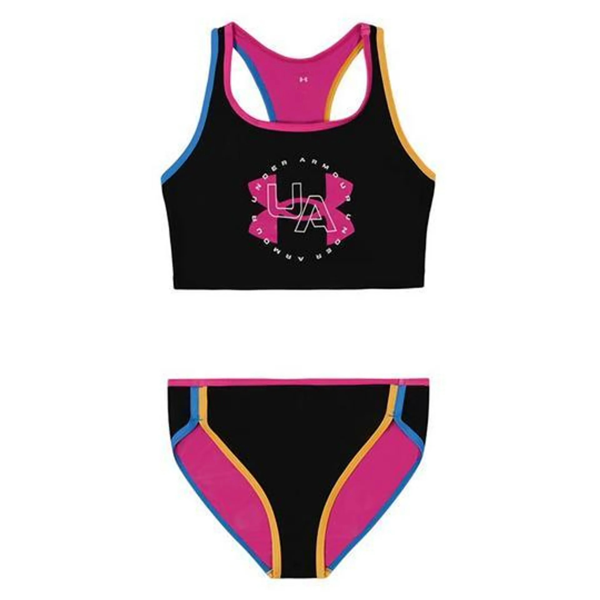 Junior Girls' [7-16] Racer Logo Two-Piece Midkini