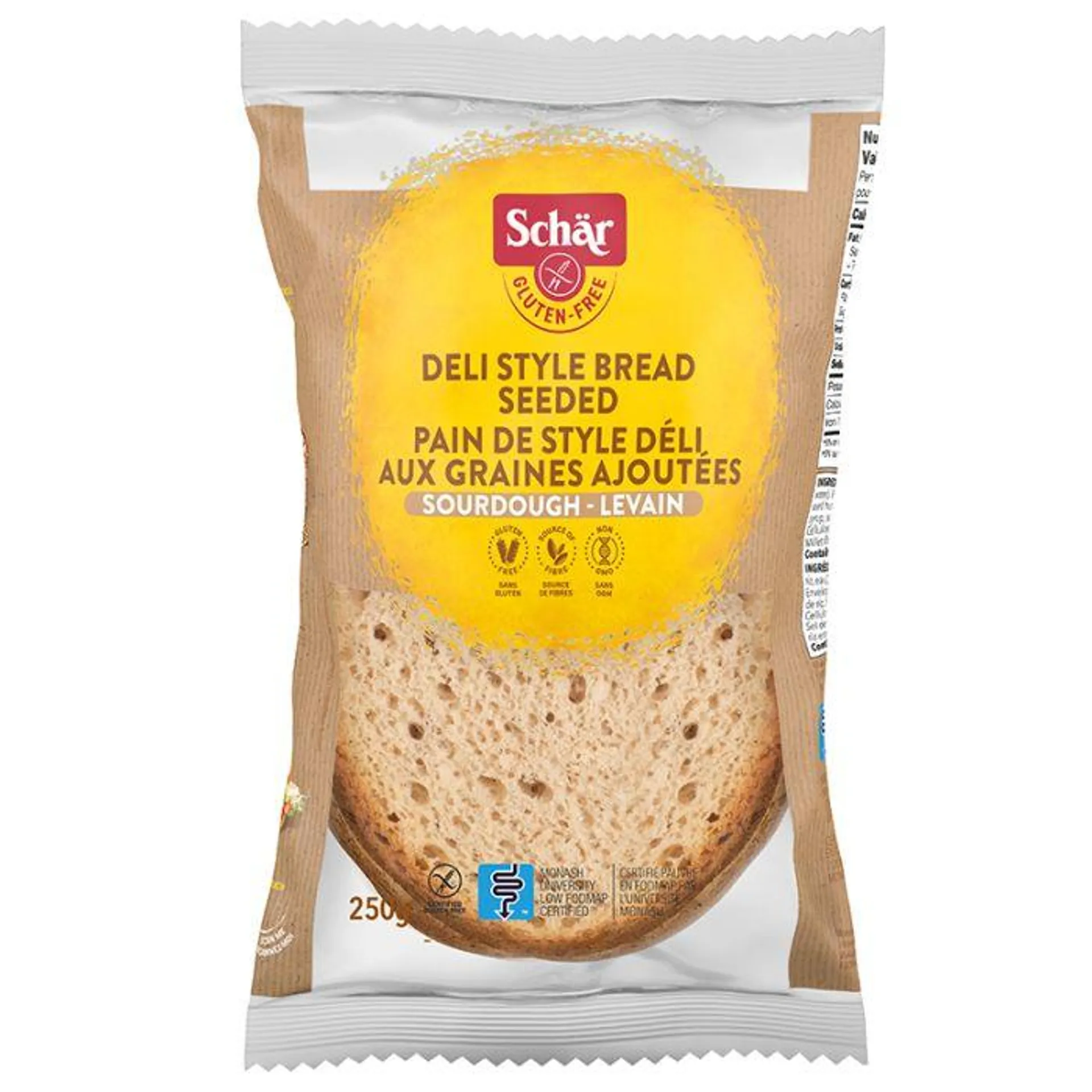 Pain levain style déli sans gluten Graines ajoutées | 250 g